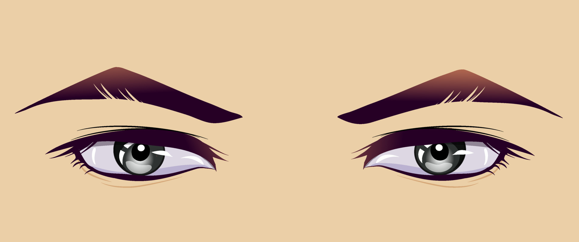 olhos de anime desenho masculino｜Pesquisa do TikTok