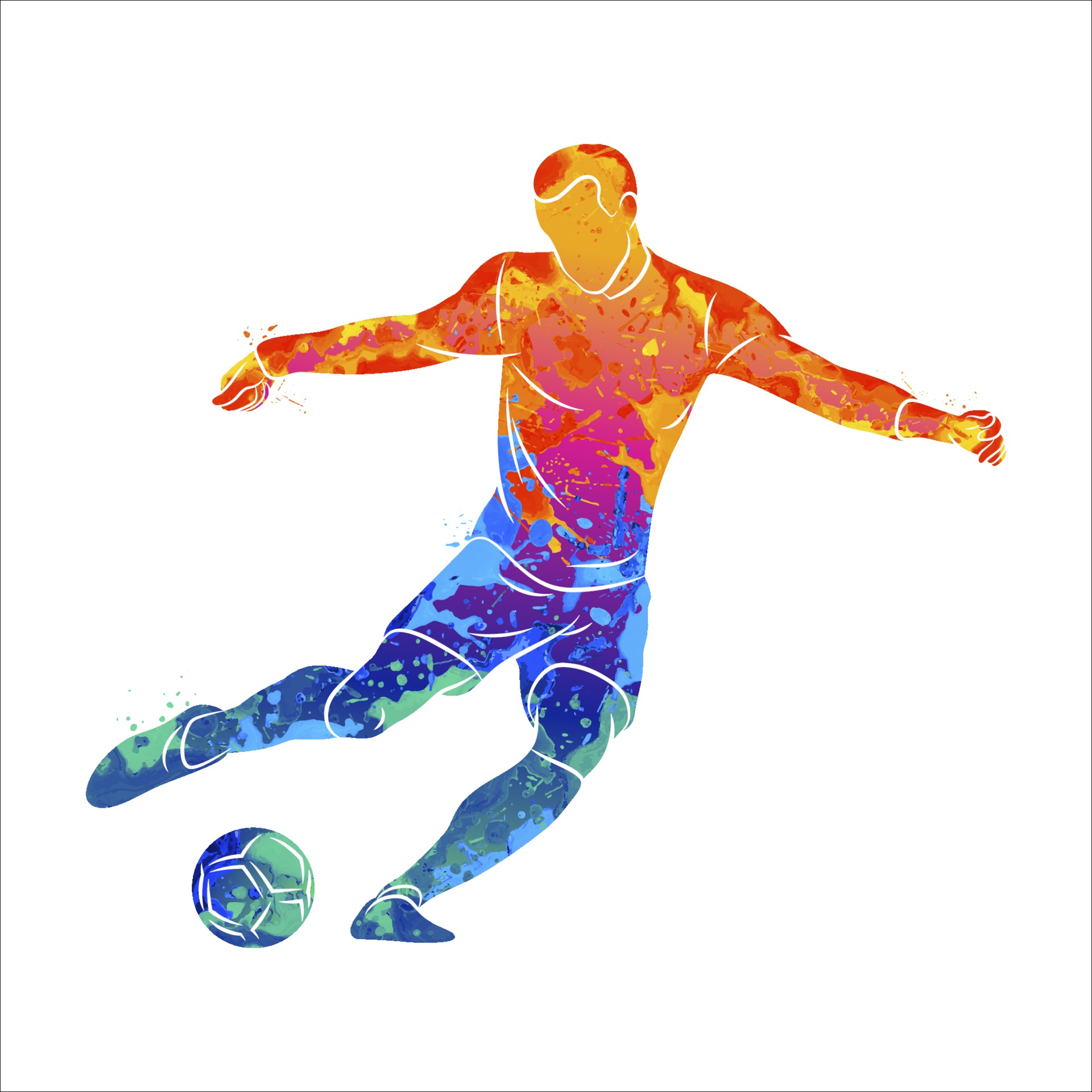 Futebol, Os Atletas, Jato De Tinta PNG, O Jogo De Futebol Imagens