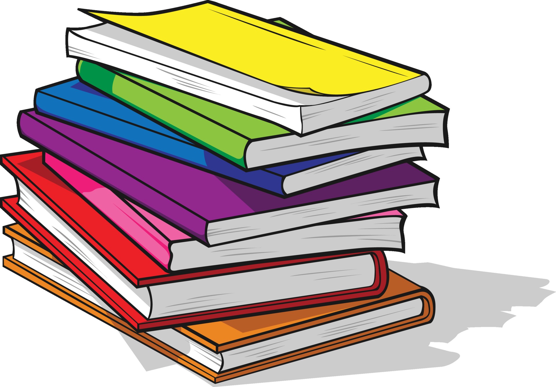 Desenhos de livros coloridos