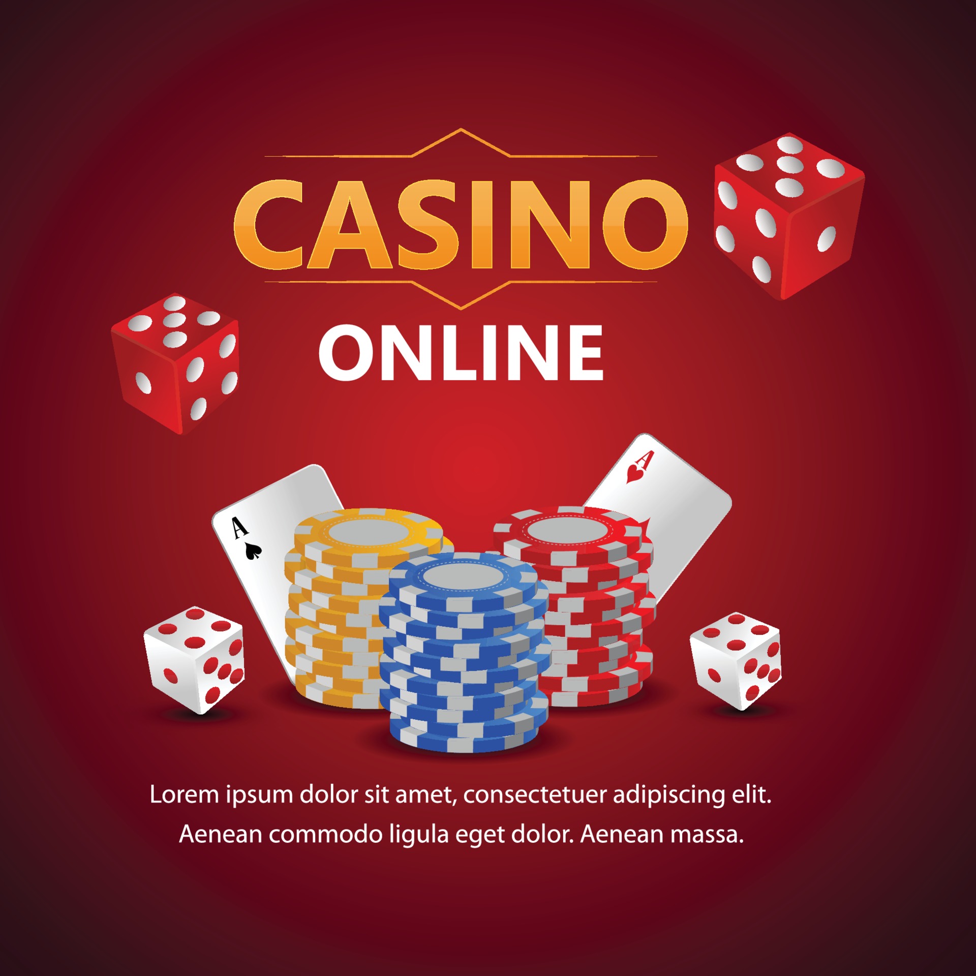 jogo de jogo de casino online com cartas de jogar e chip de casino 2215312  Vetor no Vecteezy