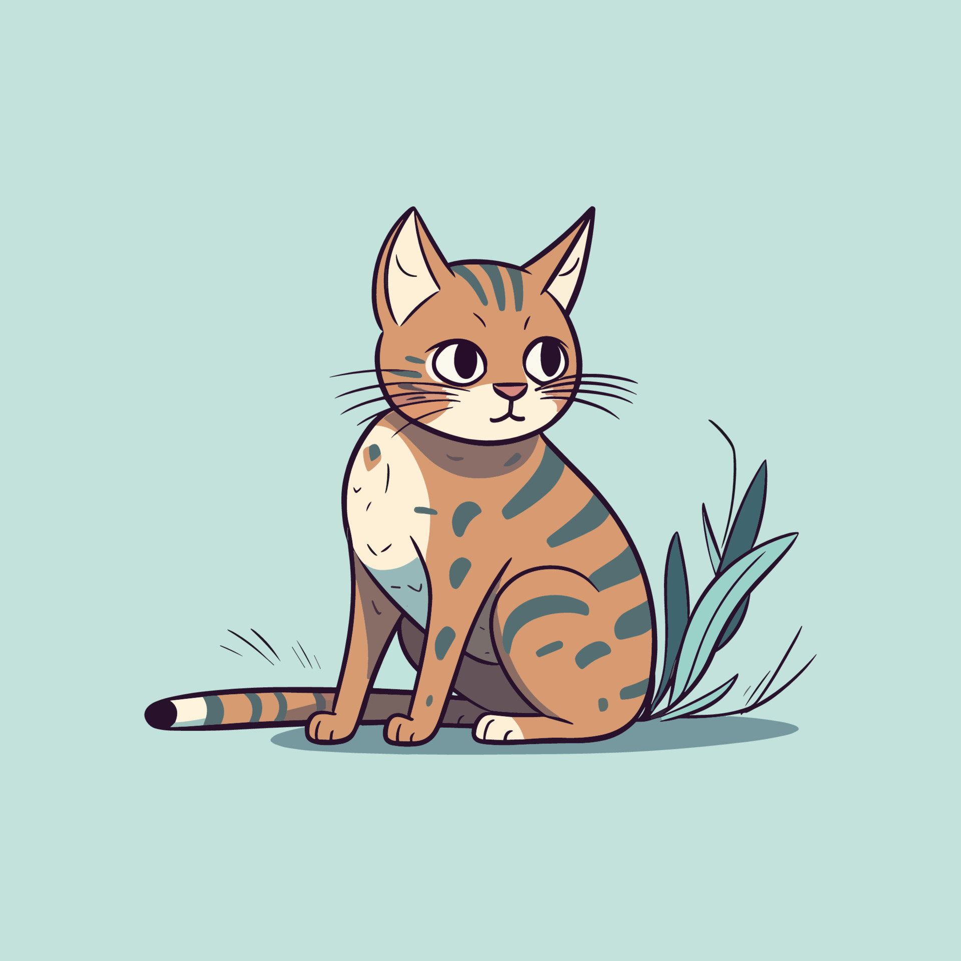 Vetores e ilustrações de Gato desenho animado para download