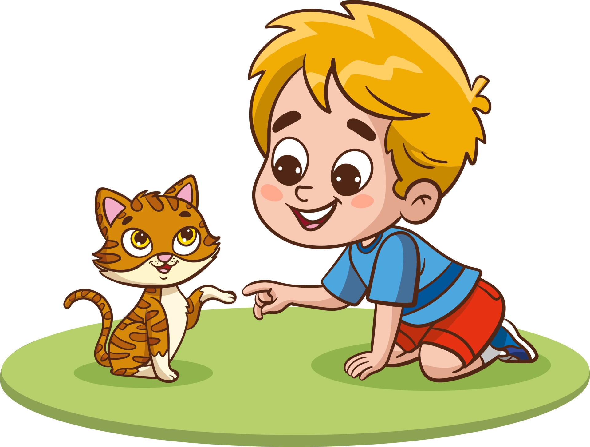jogo de educação para crianças encontrar duas mesmas fotos gato fofo  9433752 Vetor no Vecteezy