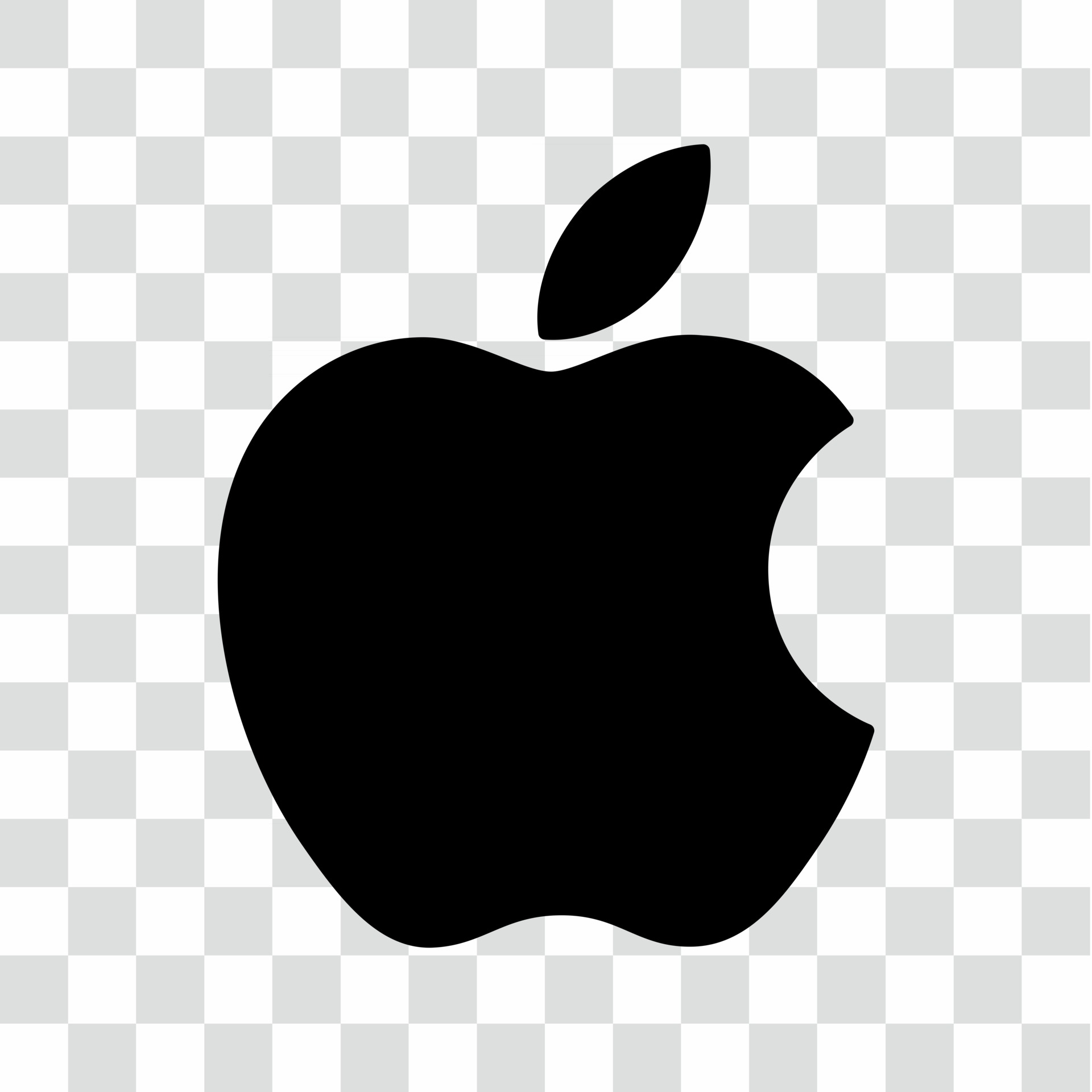 Logo Apple em Preto