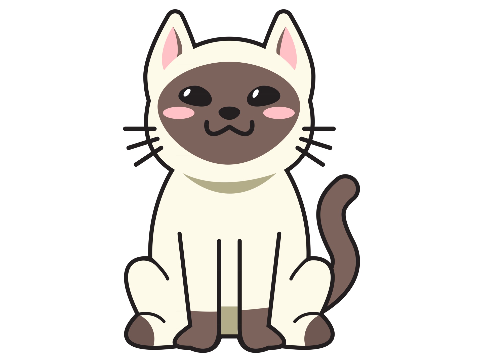 gato fofo ou gatinho animal meow desenho animado animais de estimação fofos  coleção de vetor exato ilustração desenho animado miau gato 2543411 Vetor  no Vecteezy