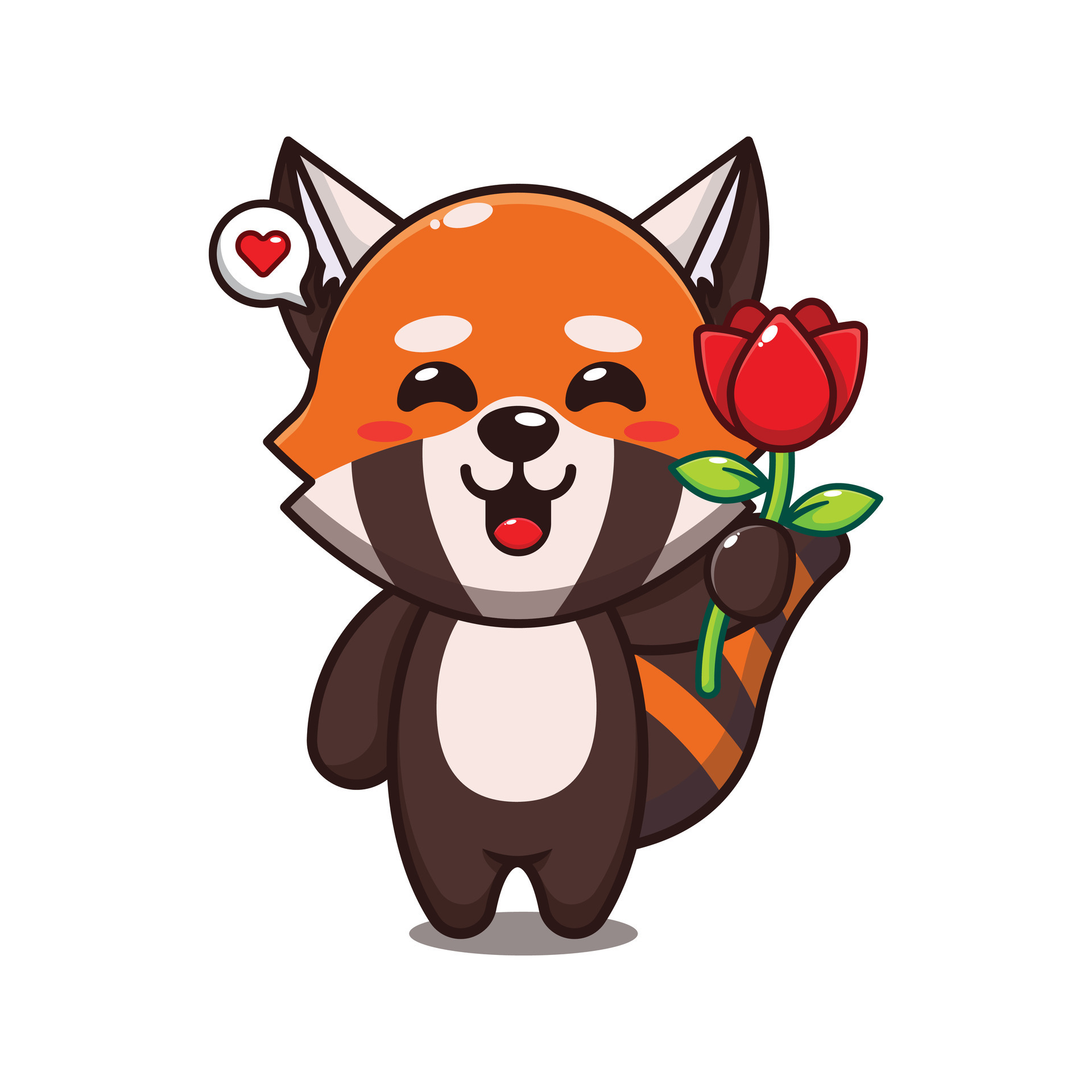 Panda Desenhos Animados Com Fundo Rosa imagem vetorial de kitoul© 652704674