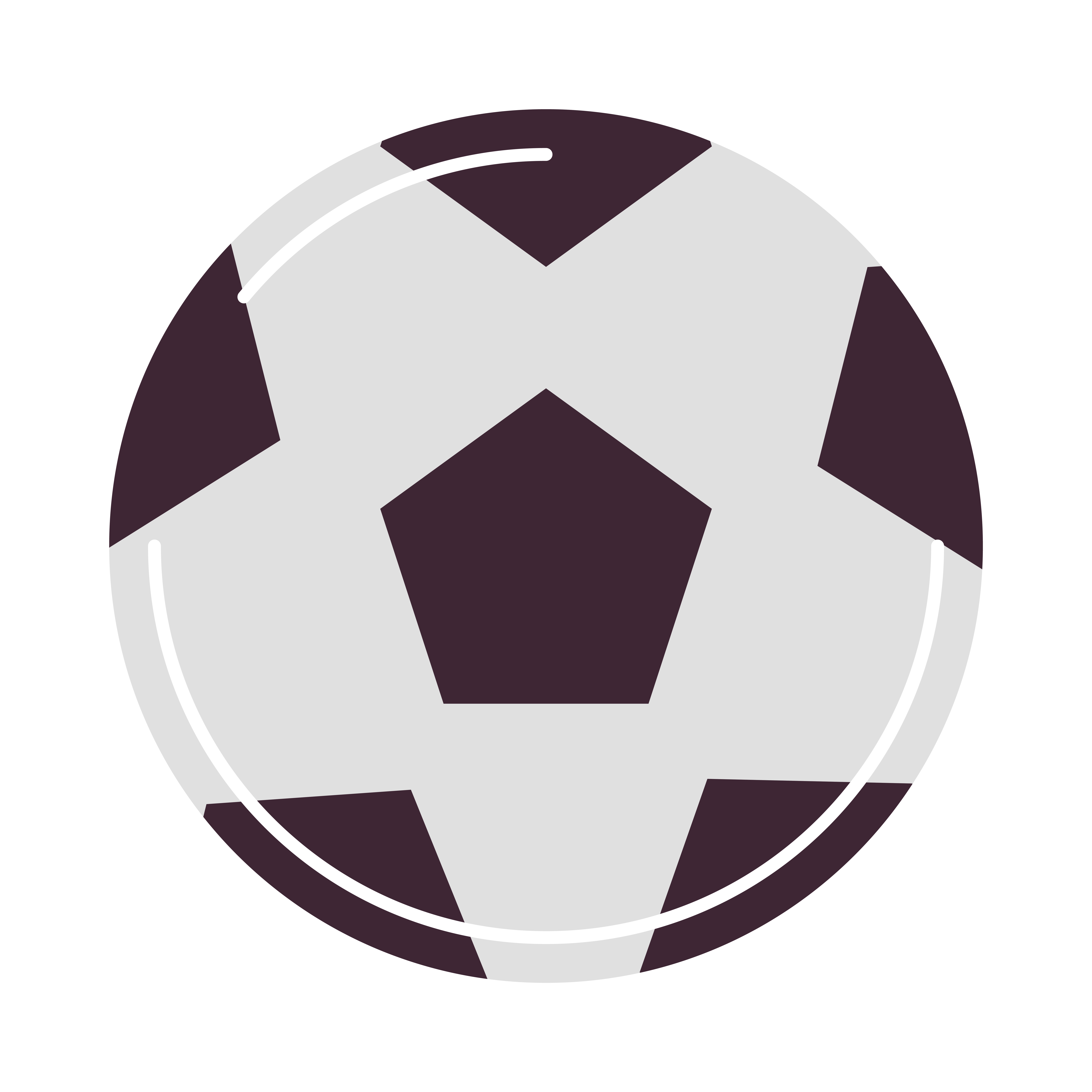 ícone amarelo de equipamento de esporte de futebol ou bola de futebol  11721510 Vetor no Vecteezy