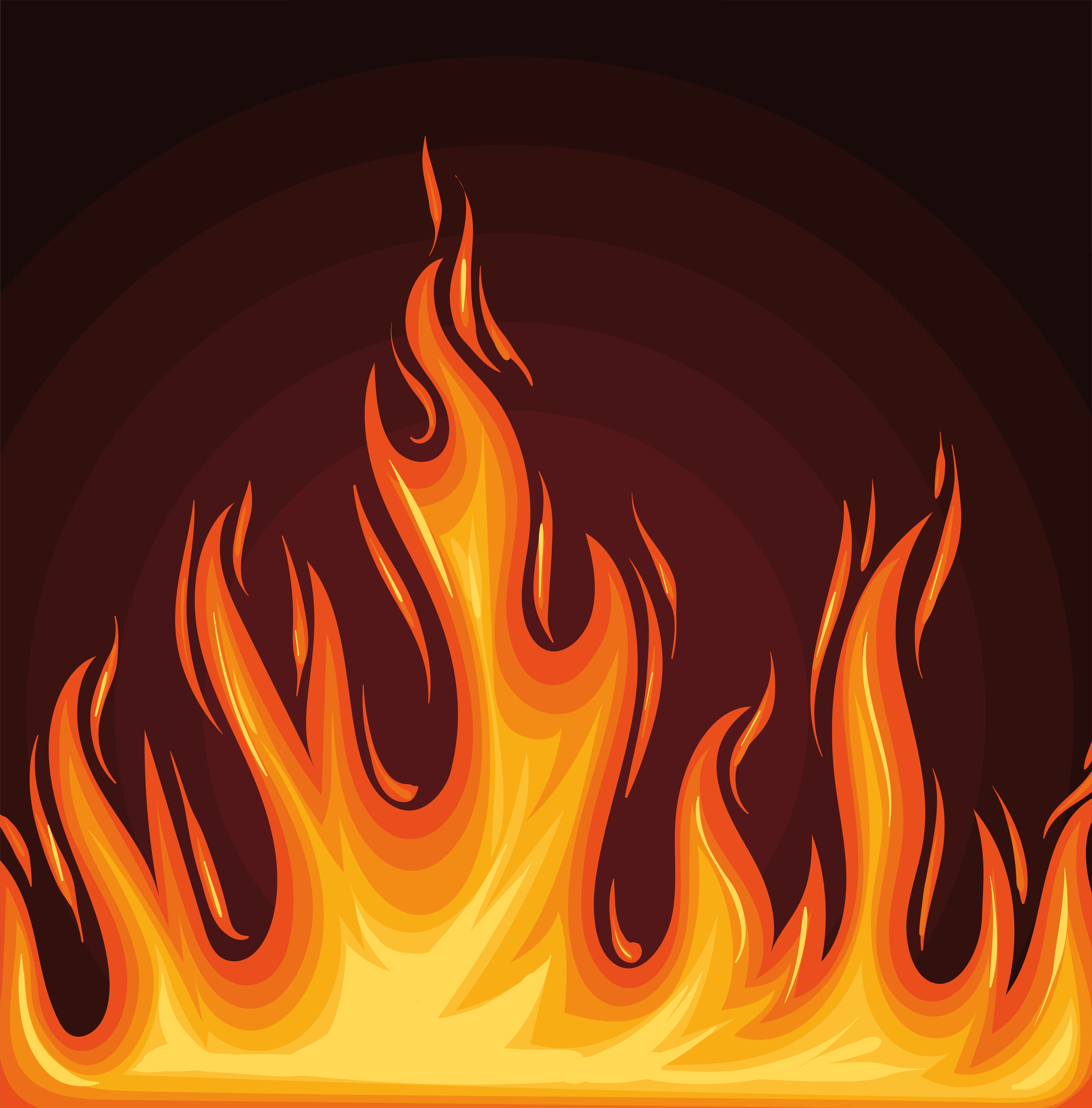 grande chama de fogo 6042537 Vetor no Vecteezy