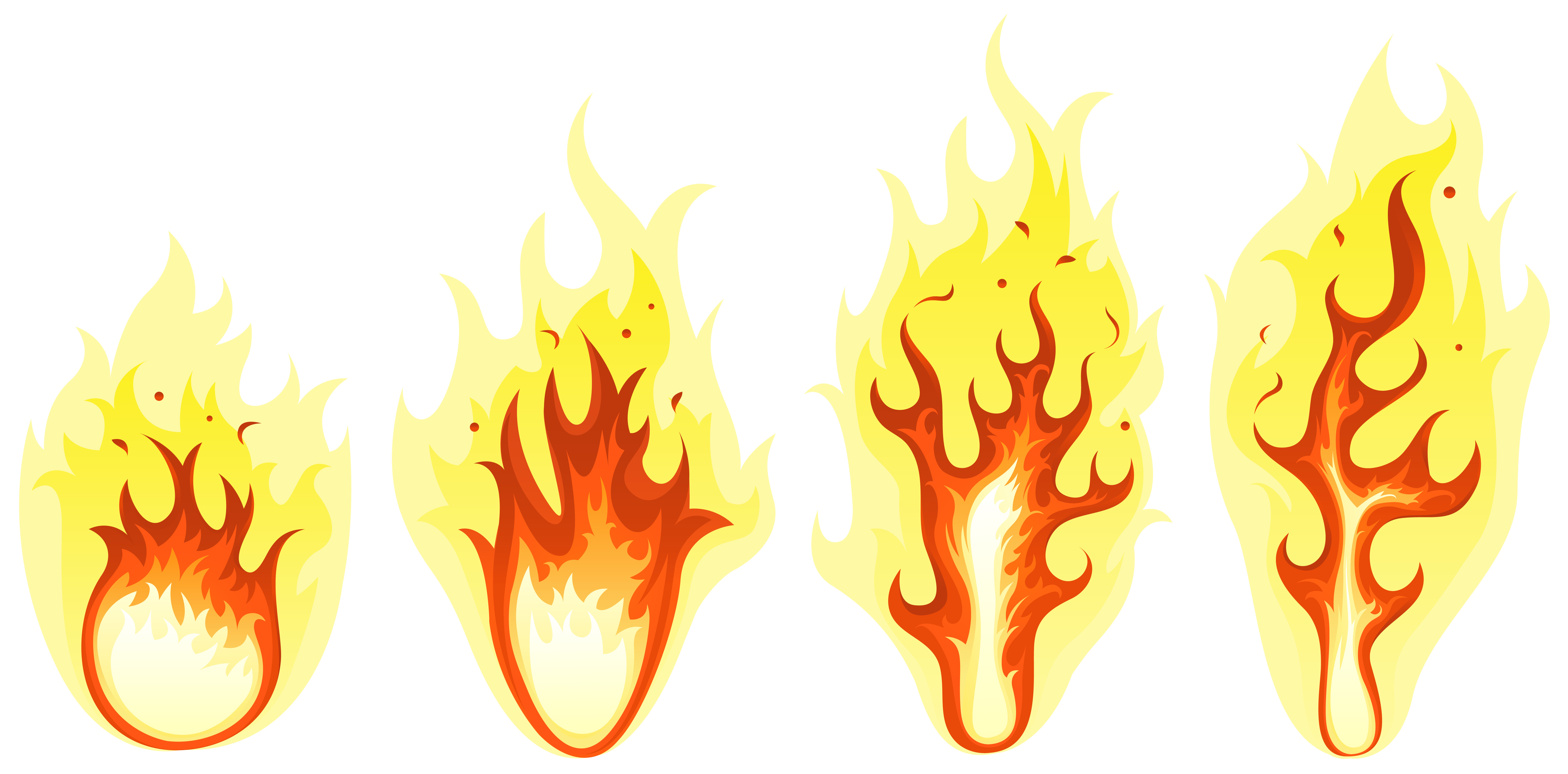 ilustração vetorial dos desenhos animados de fogo ardente 2877087 Vetor no  Vecteezy