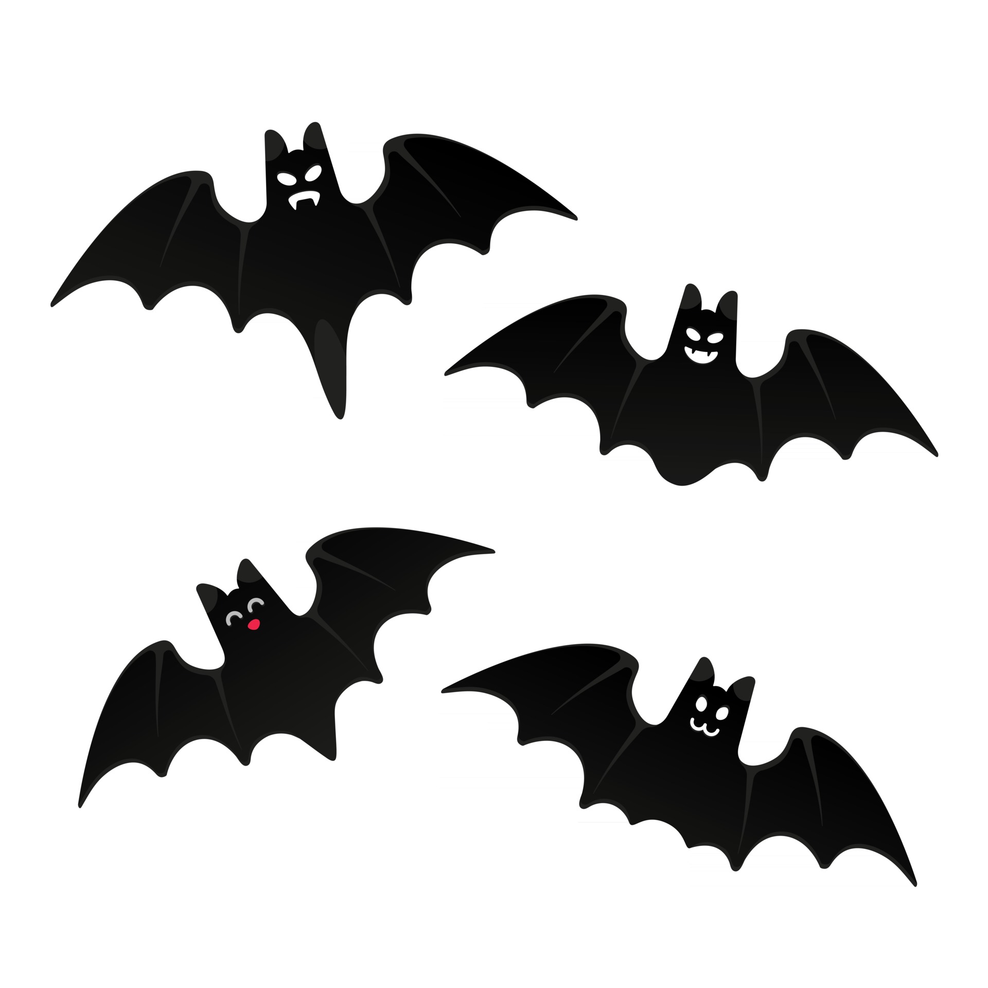 Resultado de imagem para morcego desenho  Halloween silhouettes, Cute  halloween decorations, Halloween templates