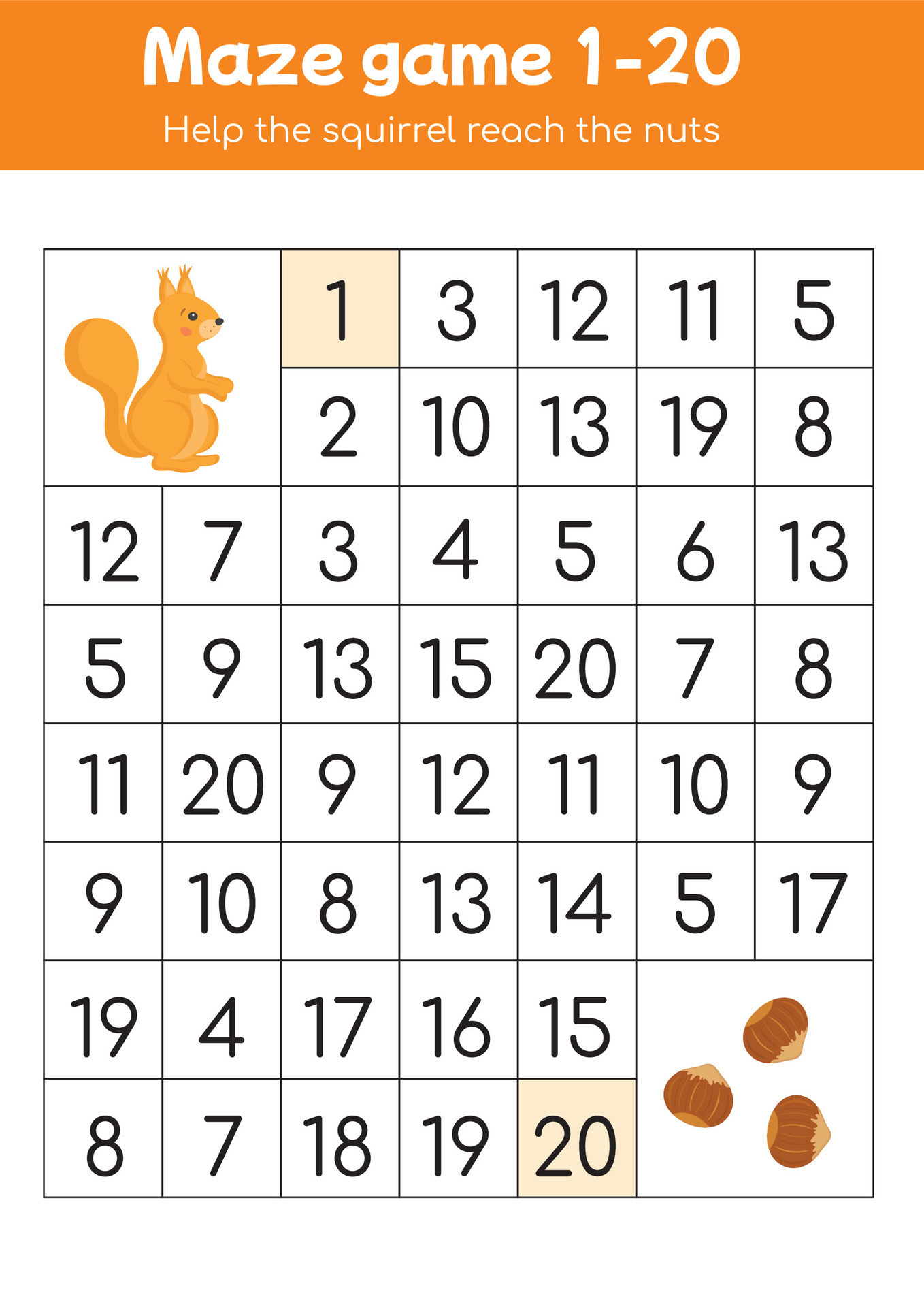 Fatos da Multiplicação imprimível 6ª série planilhas