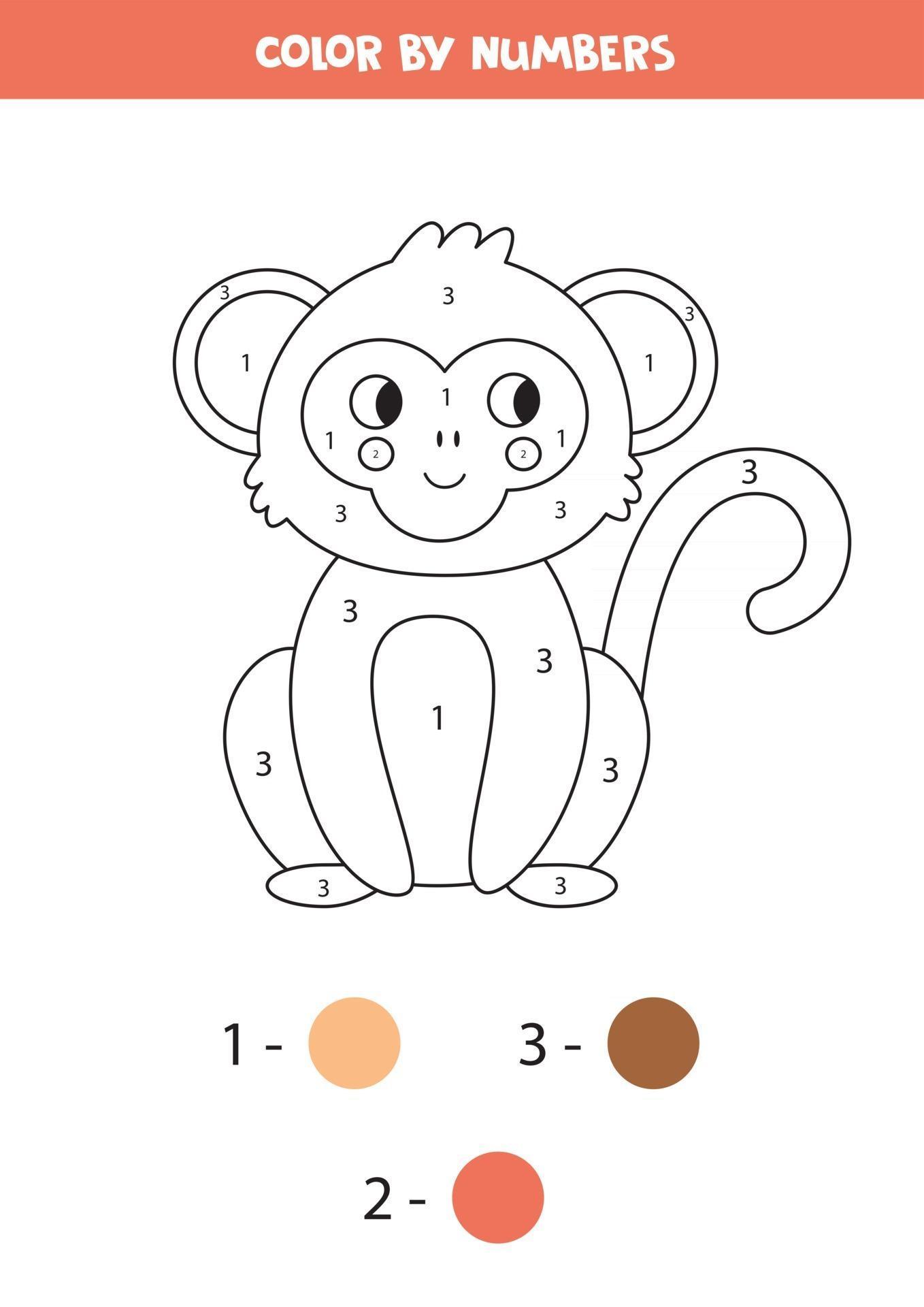 Desenhos de Macacos para Colorir para Crianças - Atividades Divertidas e  Criativas