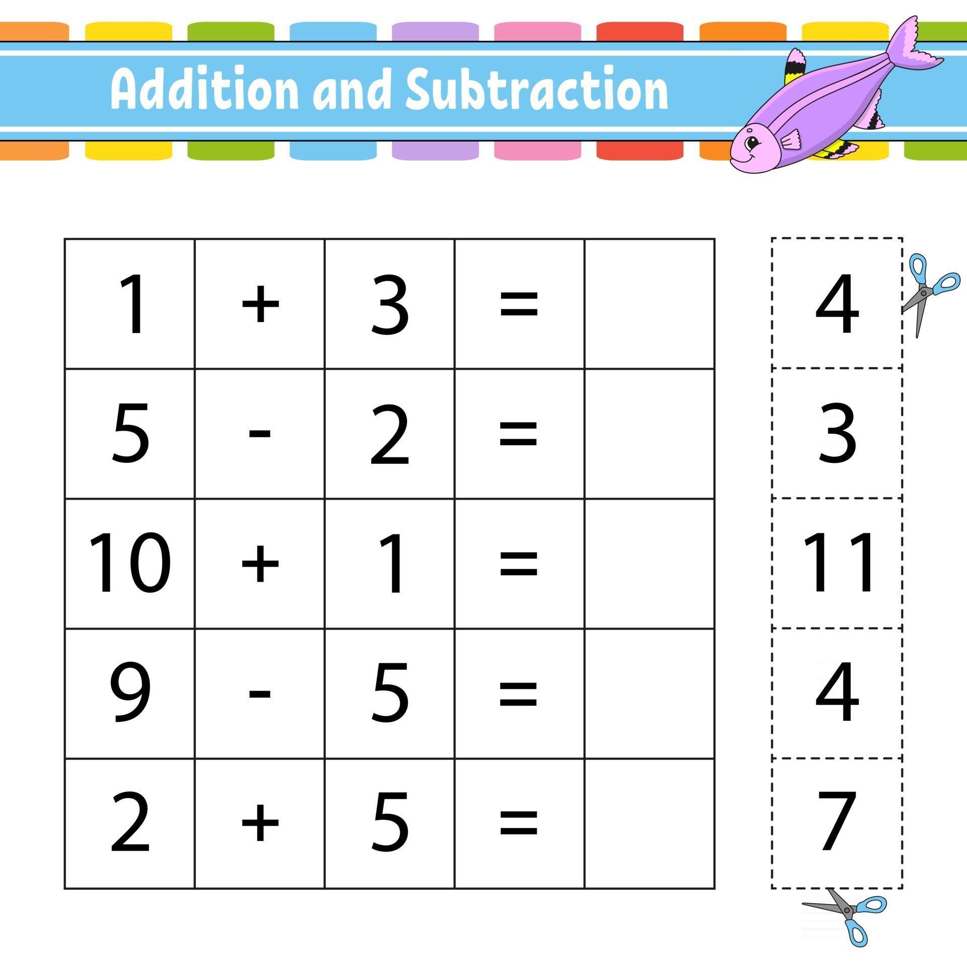 Jogo de matemática para crianças. planilha de desenvolvimento de educação.  página de atividades com fotos.