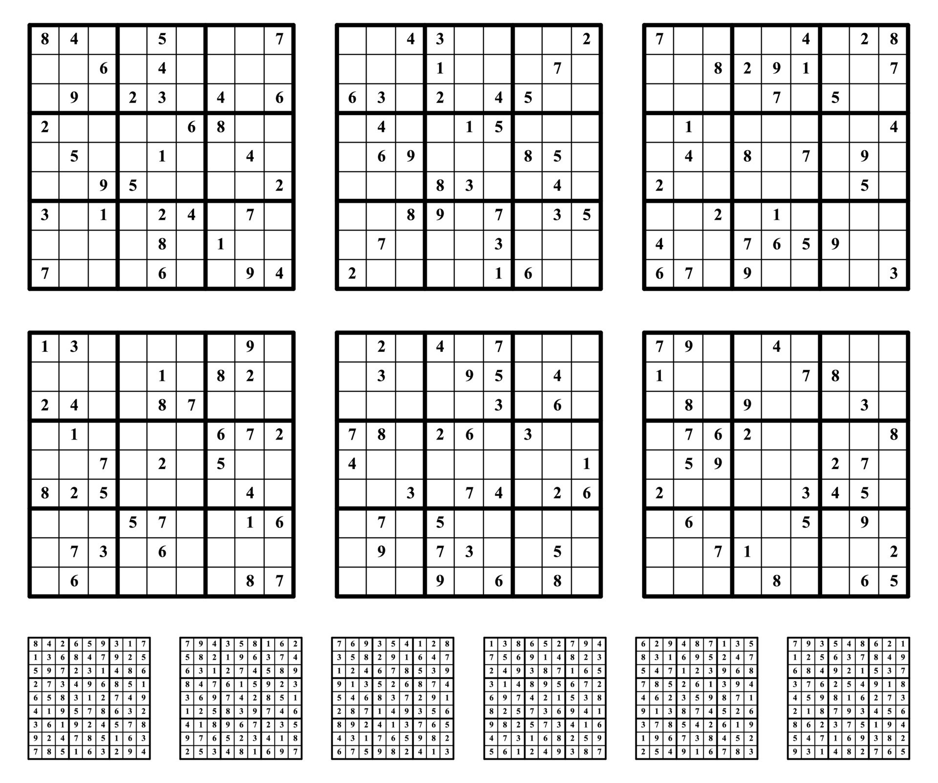 sudoku jogos conjunto com respostas médio dificuldade. 28598288 Vetor no  Vecteezy