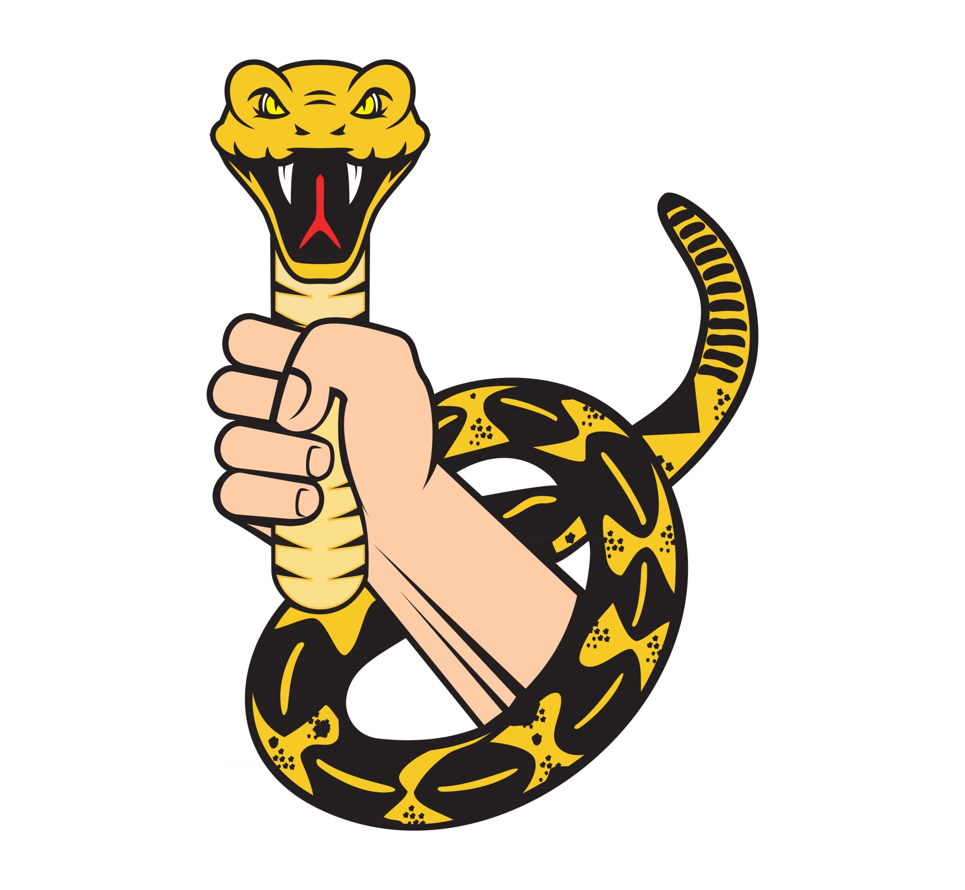 Desenho De Cobra Animado Com Uma Cabeça Sobre Ela Esboço Vetor PNG