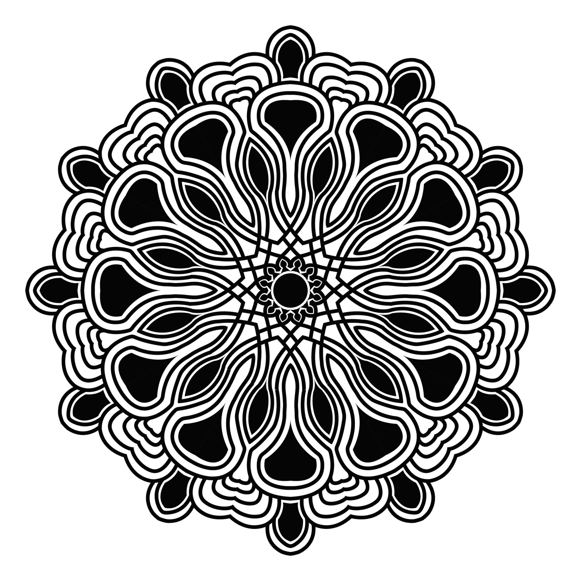 Desenho Gráfico Floral De Mandala Para Colorir Meditação De Página  Ilustração do Vetor - Ilustração de arte, asteca: 217064444