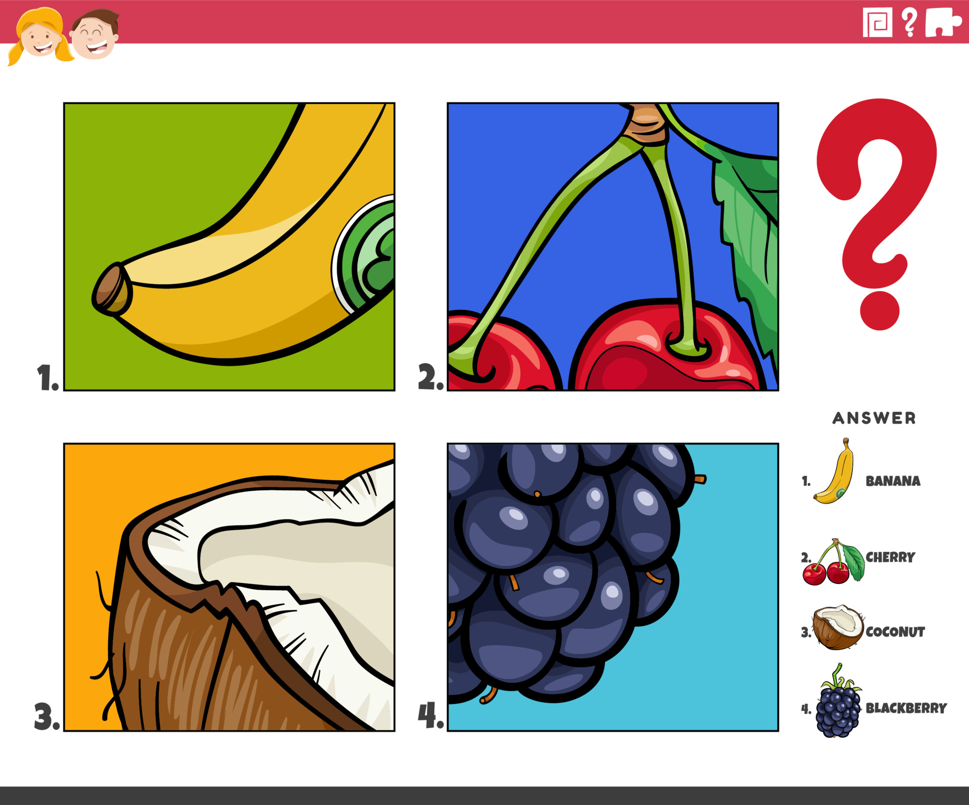 Jogo Educativo Para Crianças Em Idade Pré-escolar. Aprendendo A Contar Até  5. Frutas. O Desenvolvimento Da Lógica E Atenção. Ilustração Vetorial.  Folha Para Impressão Royalty Free SVG, Cliparts, Vetores, e Ilustrações  Stock.