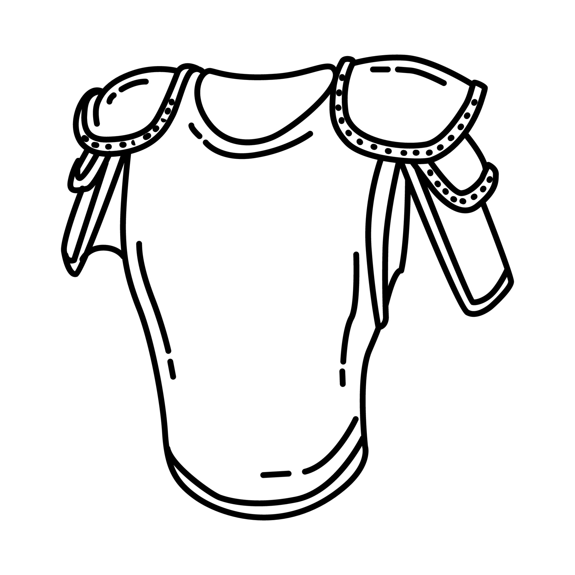 Ícone de doodle de contorno desenhado à mão do capacete da