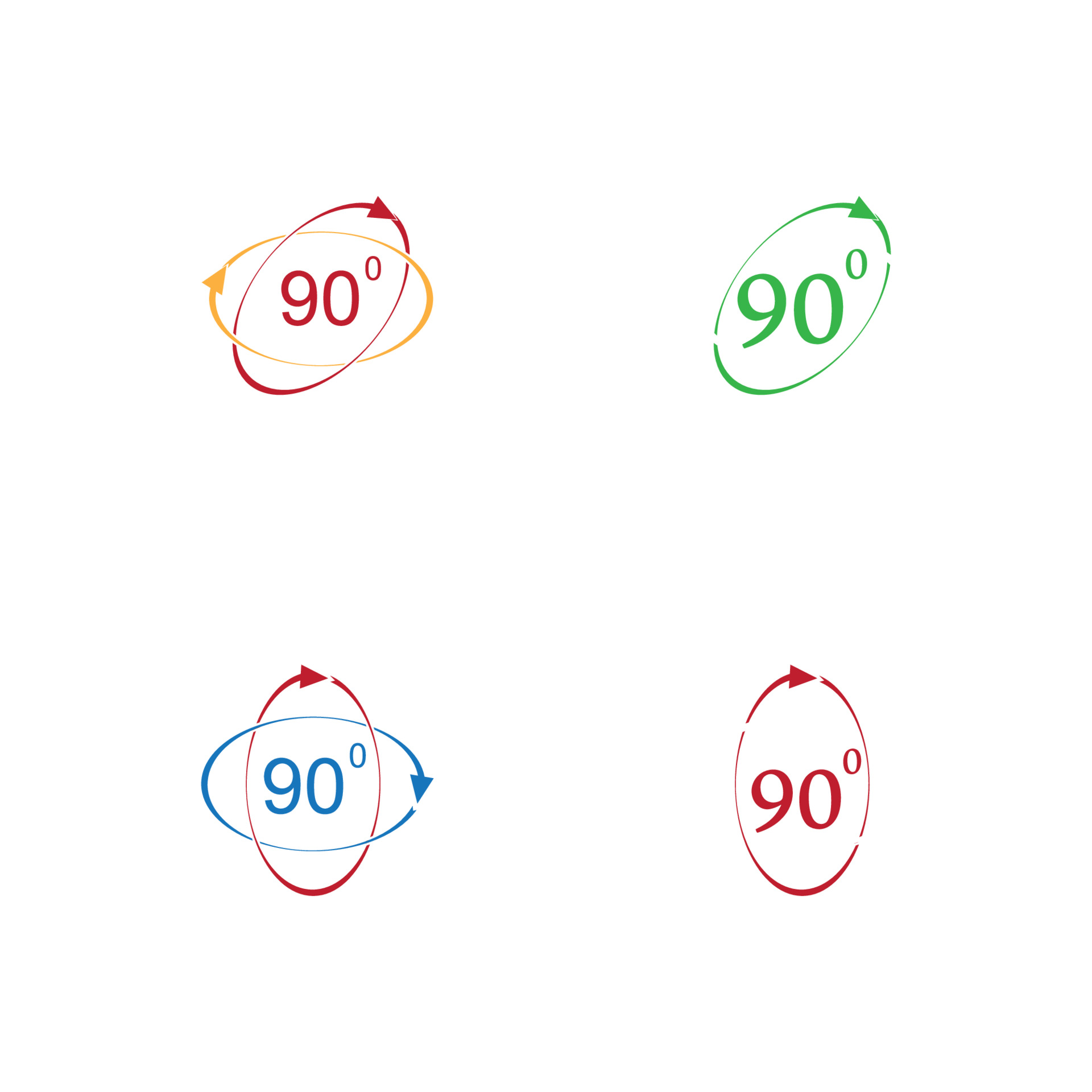 ícone de sinal de ângulo 90 graus. símbolo de matemática de geometria.  ângulo certo. ícone plano clássico. círculos coloridos. vetor 3697965 Vetor  no Vecteezy