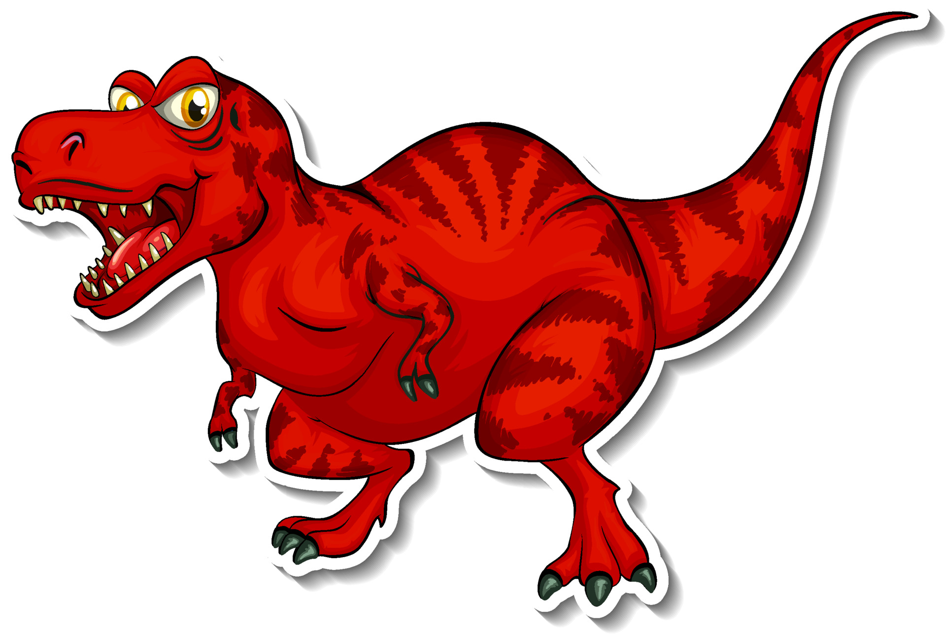 personagem de desenho animado de dinossauro tiranossauro rex