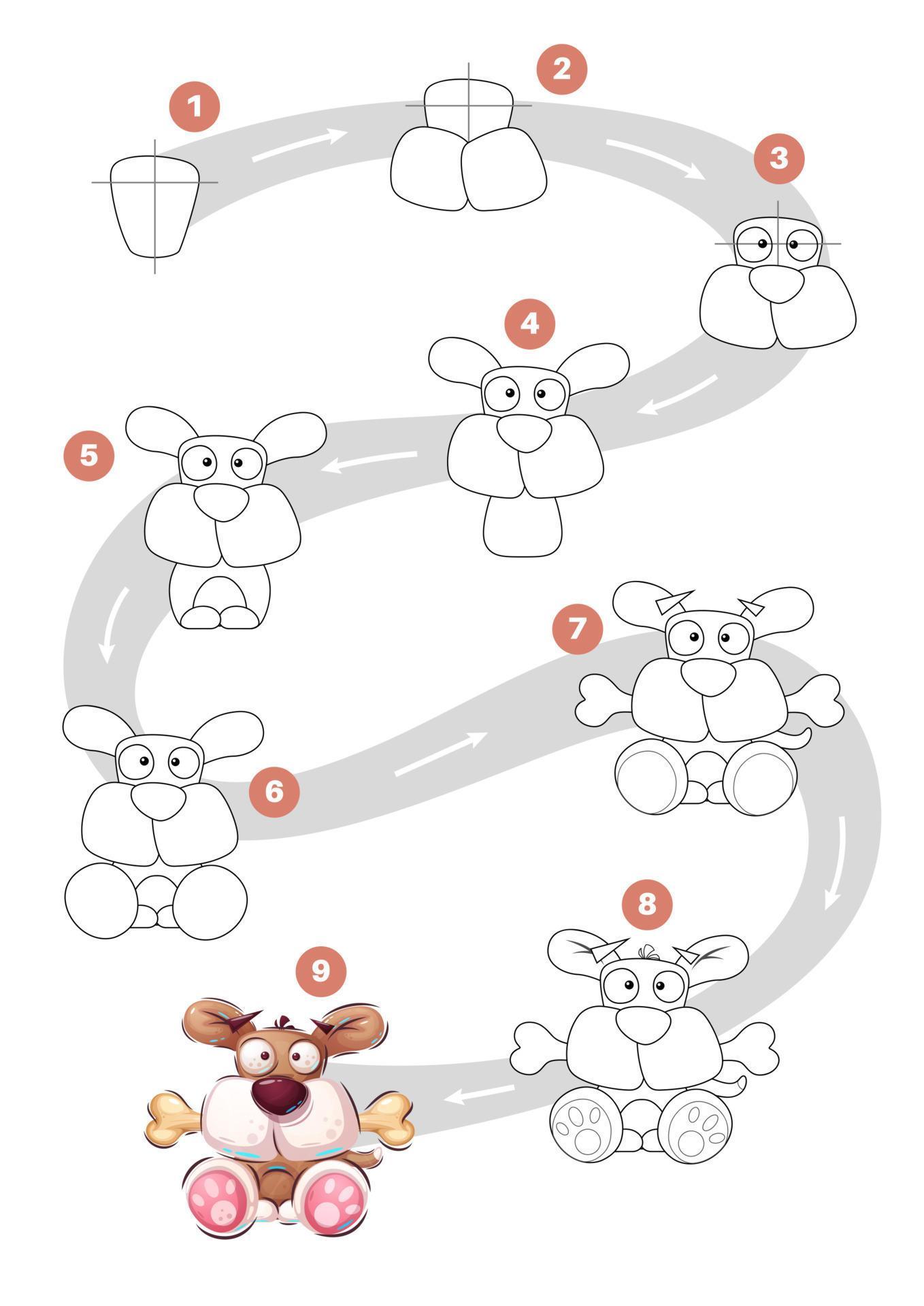 Tutorial: Como desenhar um cachorro fácil