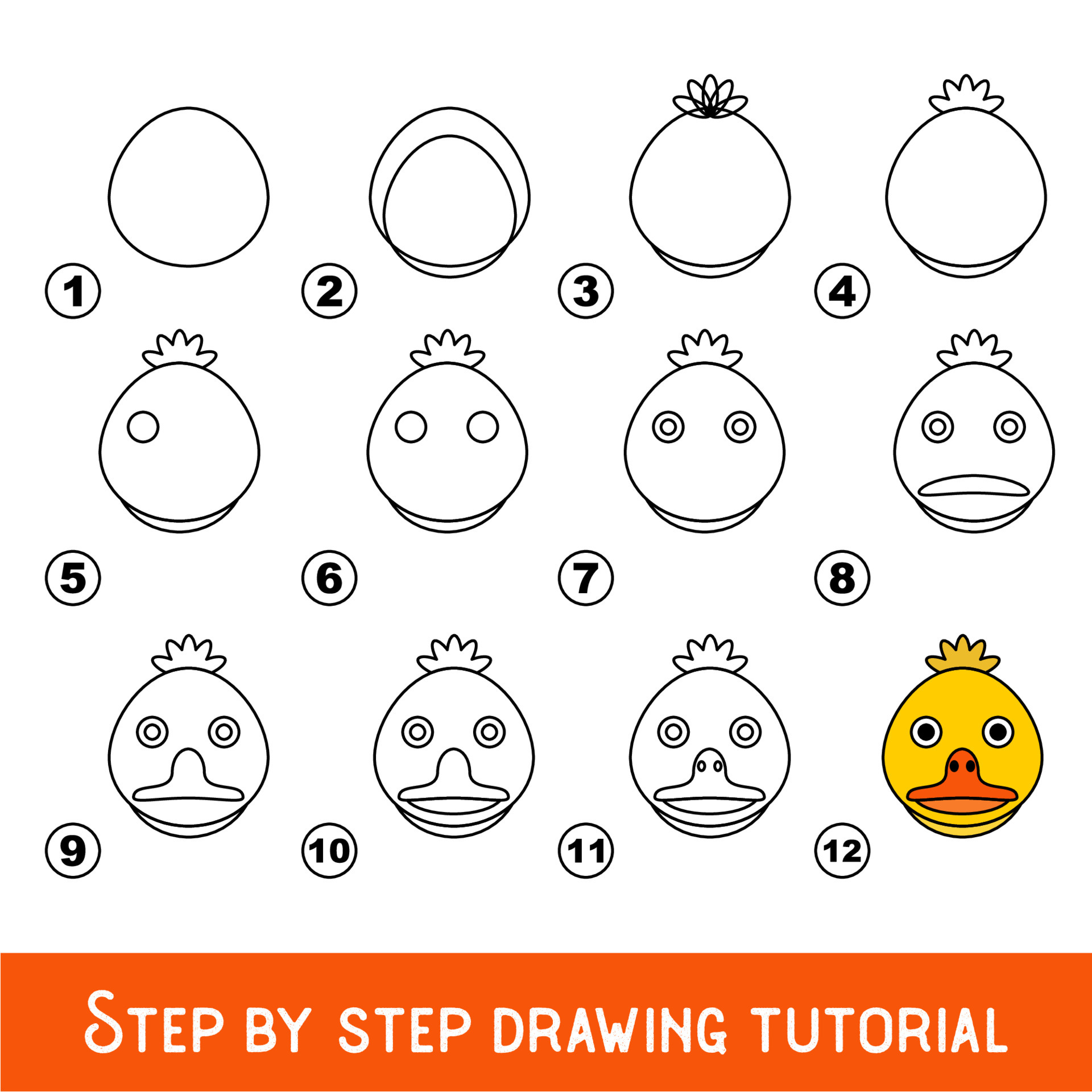 jogo infantil para desenvolver habilidade de desenho com nível de jogo fácil  para crianças pré-escolares, desenho de tutorial educacional para cara de  macaco. 4253742 Vetor no Vecteezy