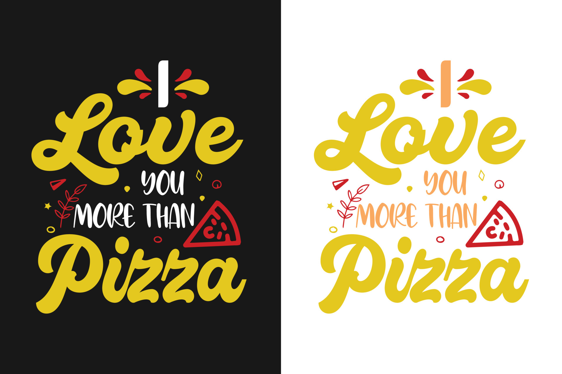 Camiseta - Eu Amo Pizza