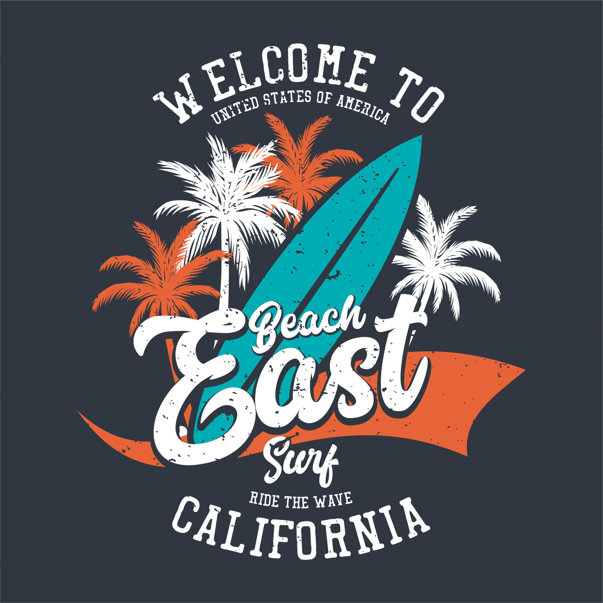 logo design infinito verão california long beach super surfista com  ilustração plana de prancha de surf 4494381 Vetor no Vecteezy