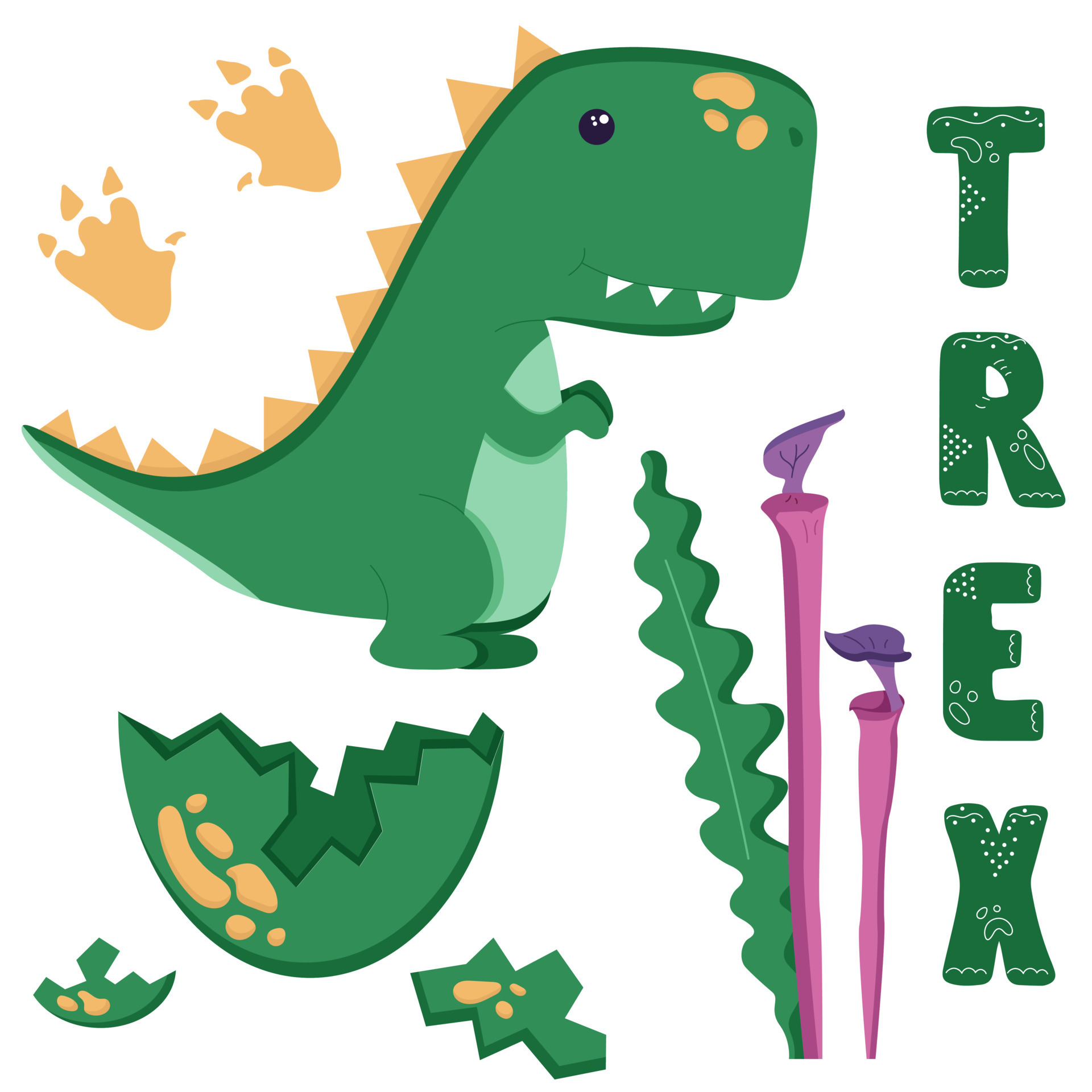 Design PNG E SVG De Tiranossauro Dinossauro Rex Desenhado Para