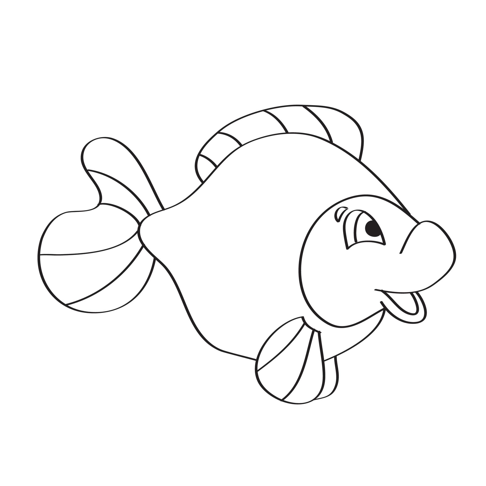 COMO DESENHAR UM PEIXINHO BEM FÁCIL - Desenhos fáceis para crianças 