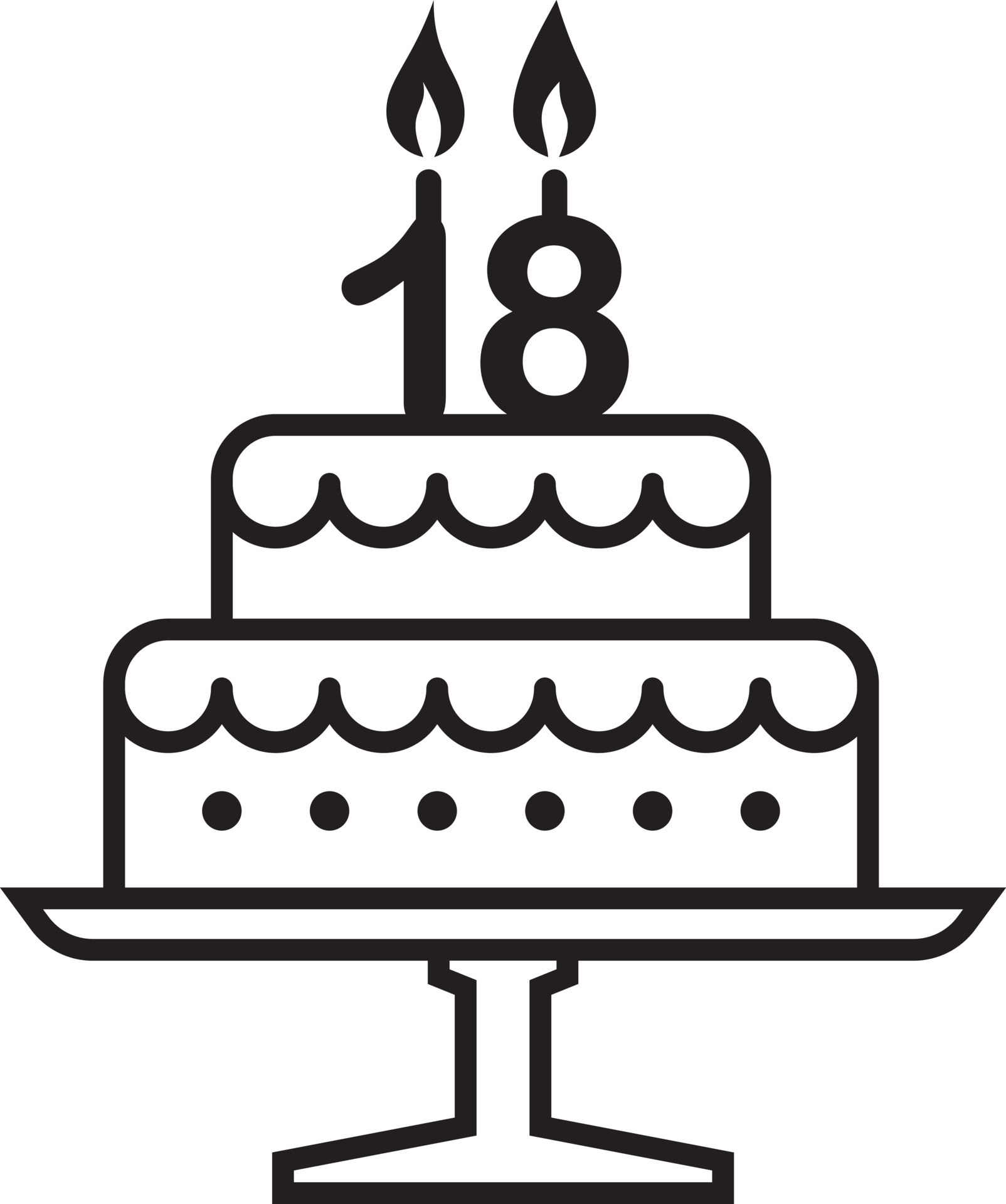 18 anos Abençoados Birthday Cake Topper, Topper Do Bolo De Aniversário,  Festa de Aniversário Decoração de Aniversário Original, Fontes Do Partido -  AliExpress