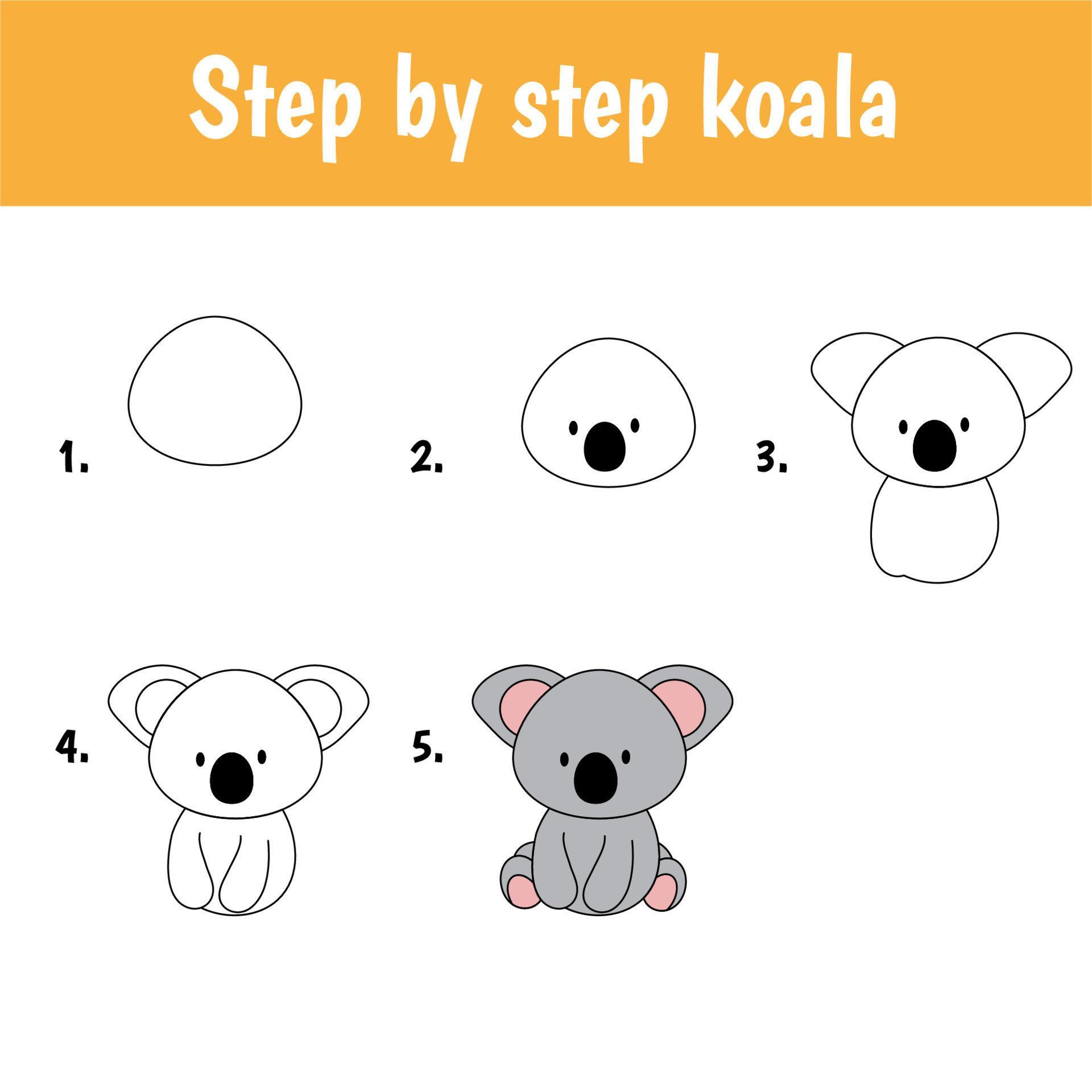 Tutorial De Desenho Para Crianças. Nível Fácil. Como Desenhar