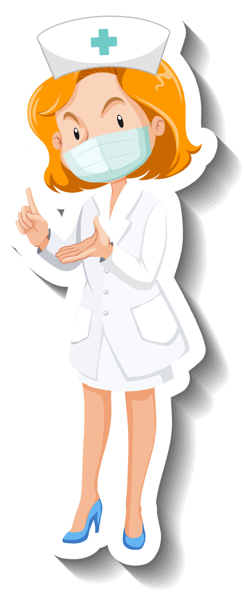 Personagem De Enfermeira Desenho Animado 3D (57) - 9677