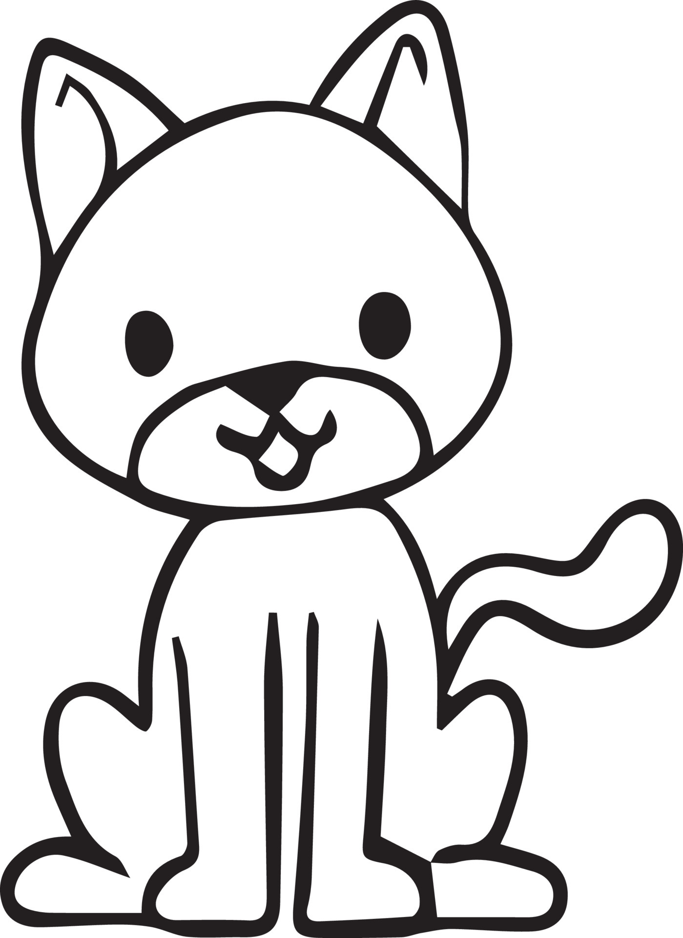 Desenhos para colorir de Gatos para baixar - Gatos - Coloring