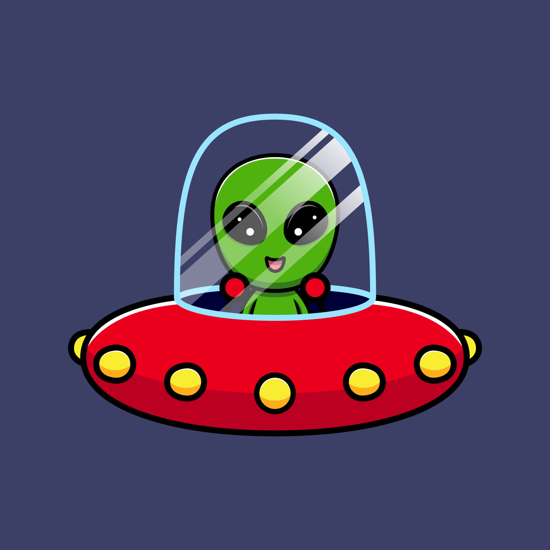 Tentando fazer um alien fofo, eu desenho no mouse, to penando pra fazer uns  planetas :\ : r/RabiscosBr