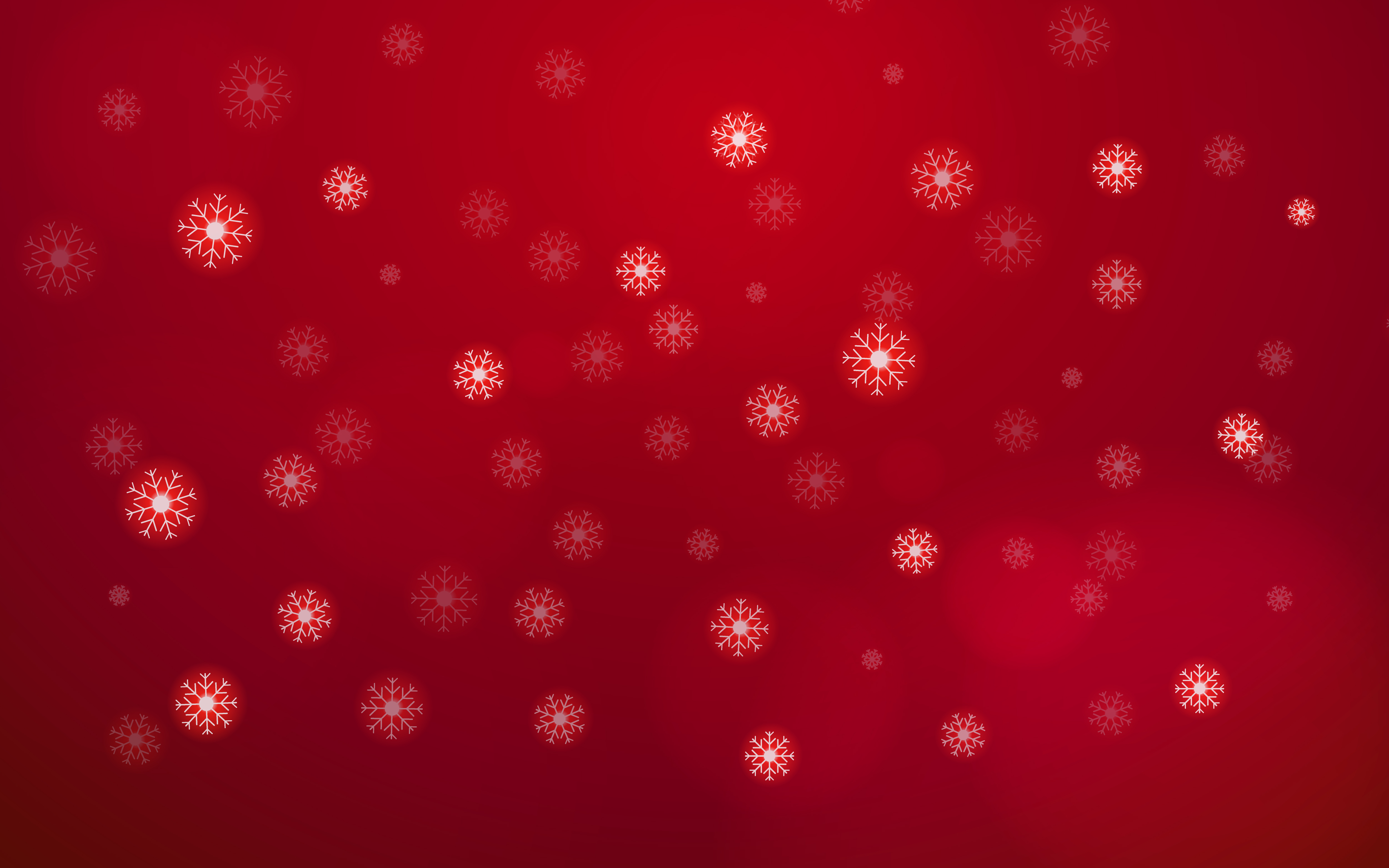 Floco branco abstrato da neve que cai do céu no fundo vermelho. Feliz Natal  e feliz ano novo conceito de dia. Tema bonito do elemento do brilho do  cartão da decoração do