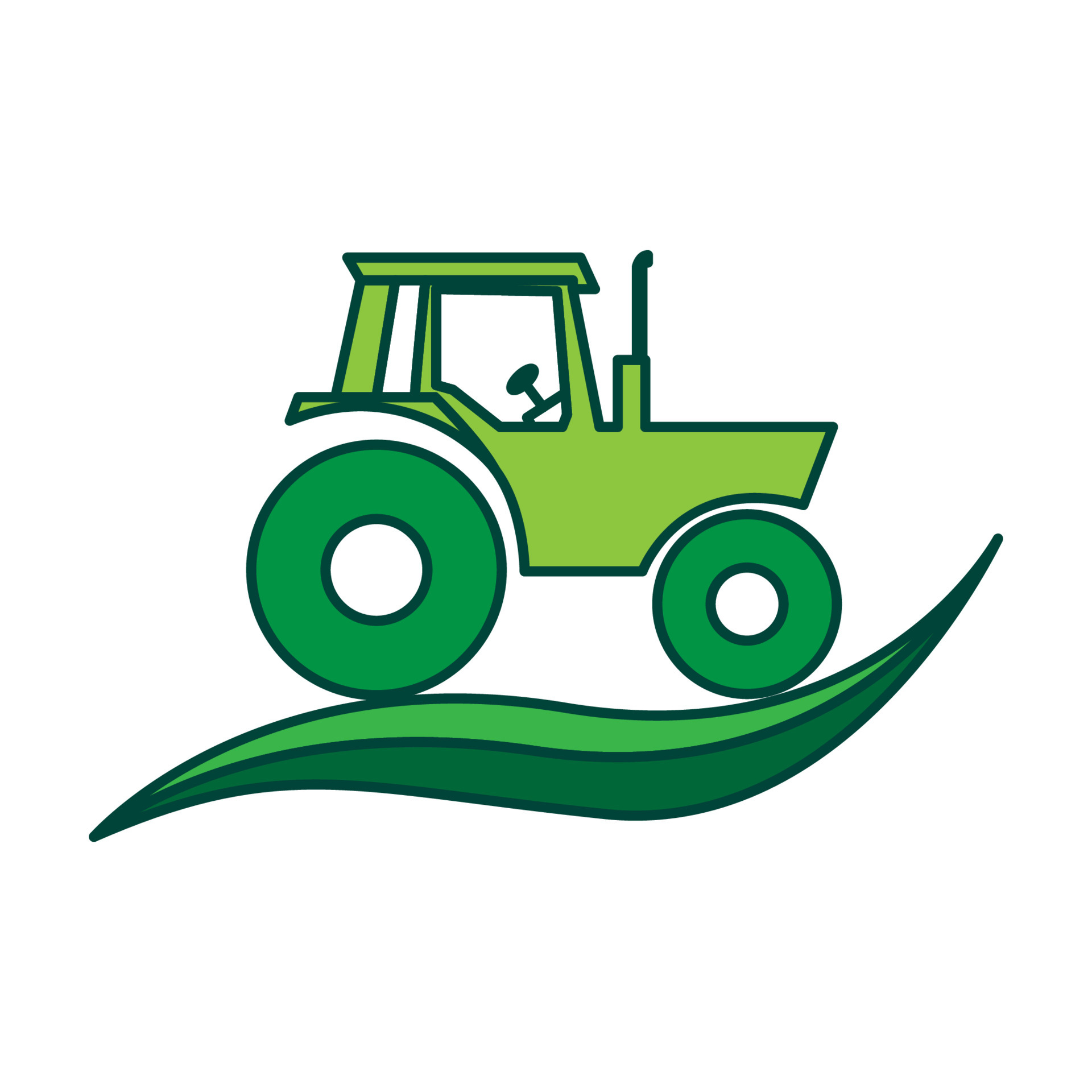 Desenho Do Logotipo Da Agricultura De Tratores Isolado Em Fundo Branco  Ilustração do Vetor - Ilustração de superior, produto: 255655652