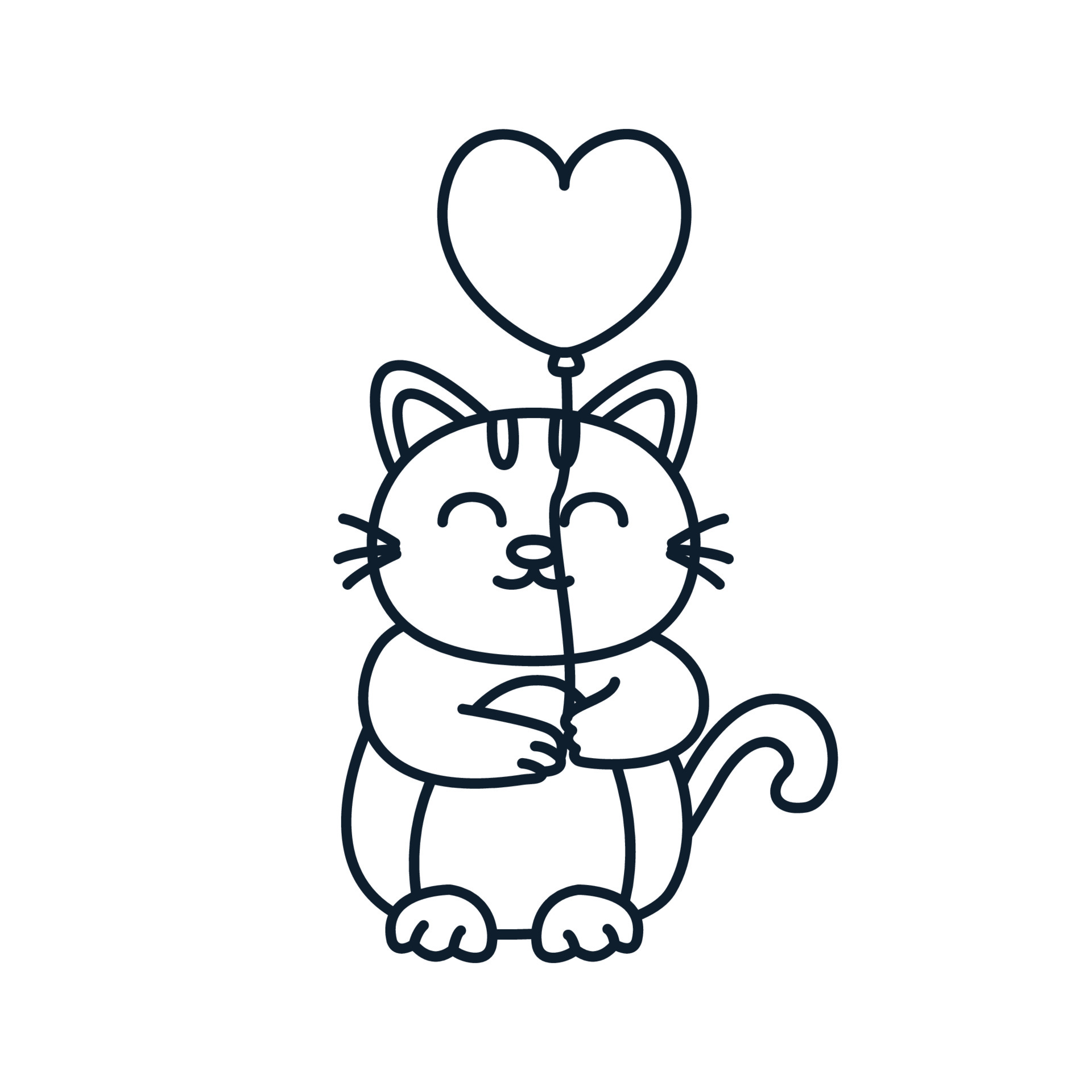Sorriso E Jogo Do Gato Preto Com a Bola Para O ícone Do Animal De Estimação  Do Logotipo Ilustração Stock - Ilustração de redondo, gatinho: 141032998