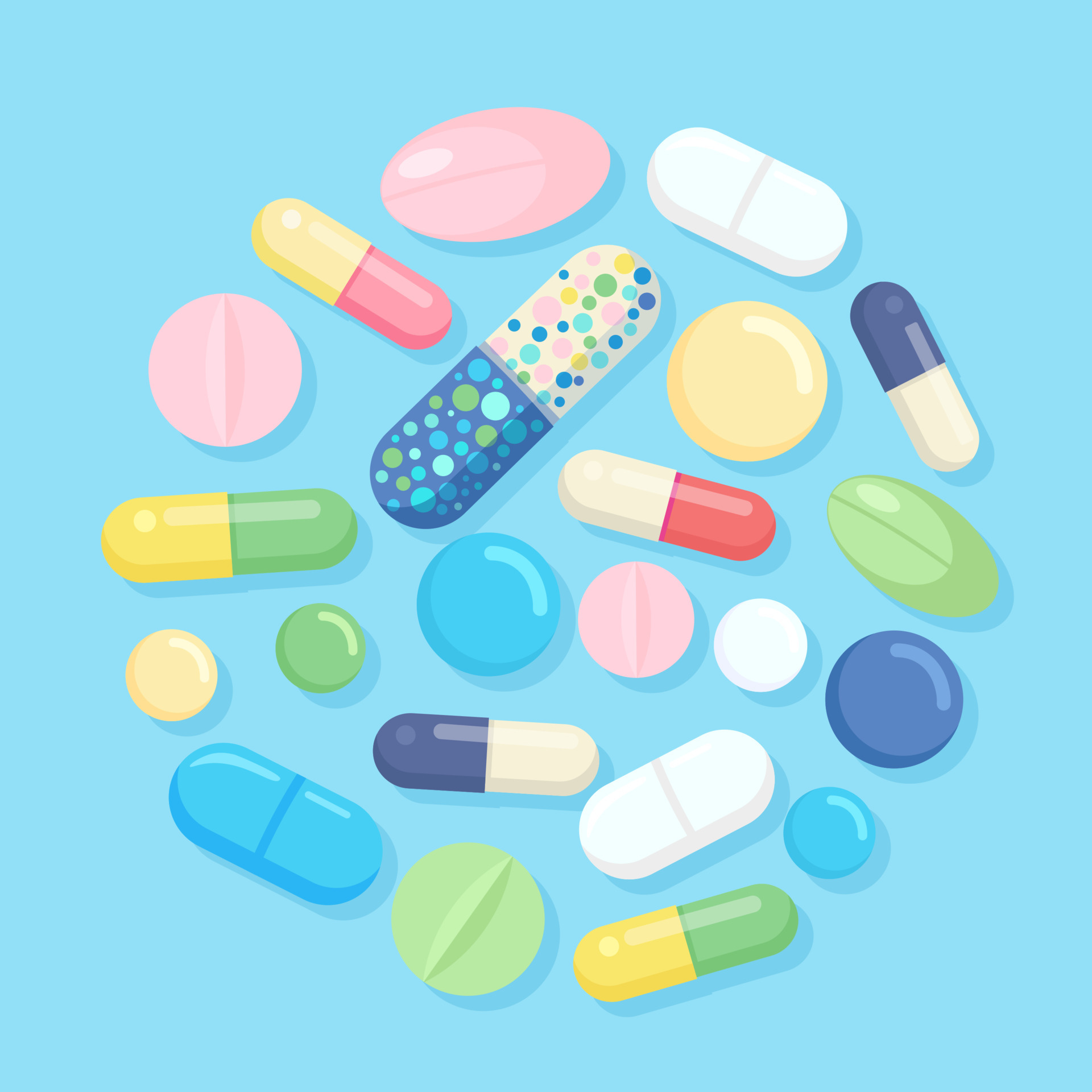 Vetores de Drogas Médicas Pílulas E Cápsulas Estabelecem Ícones Isolados De Desenhos  Animados Vetores Vários Medicamentos Garrafas De Vidro Com Medicamentos  Líquidos Tubos Plásticos Com Tampas Comprimidos De Farmácia Farmacêutica De  Medicamentos