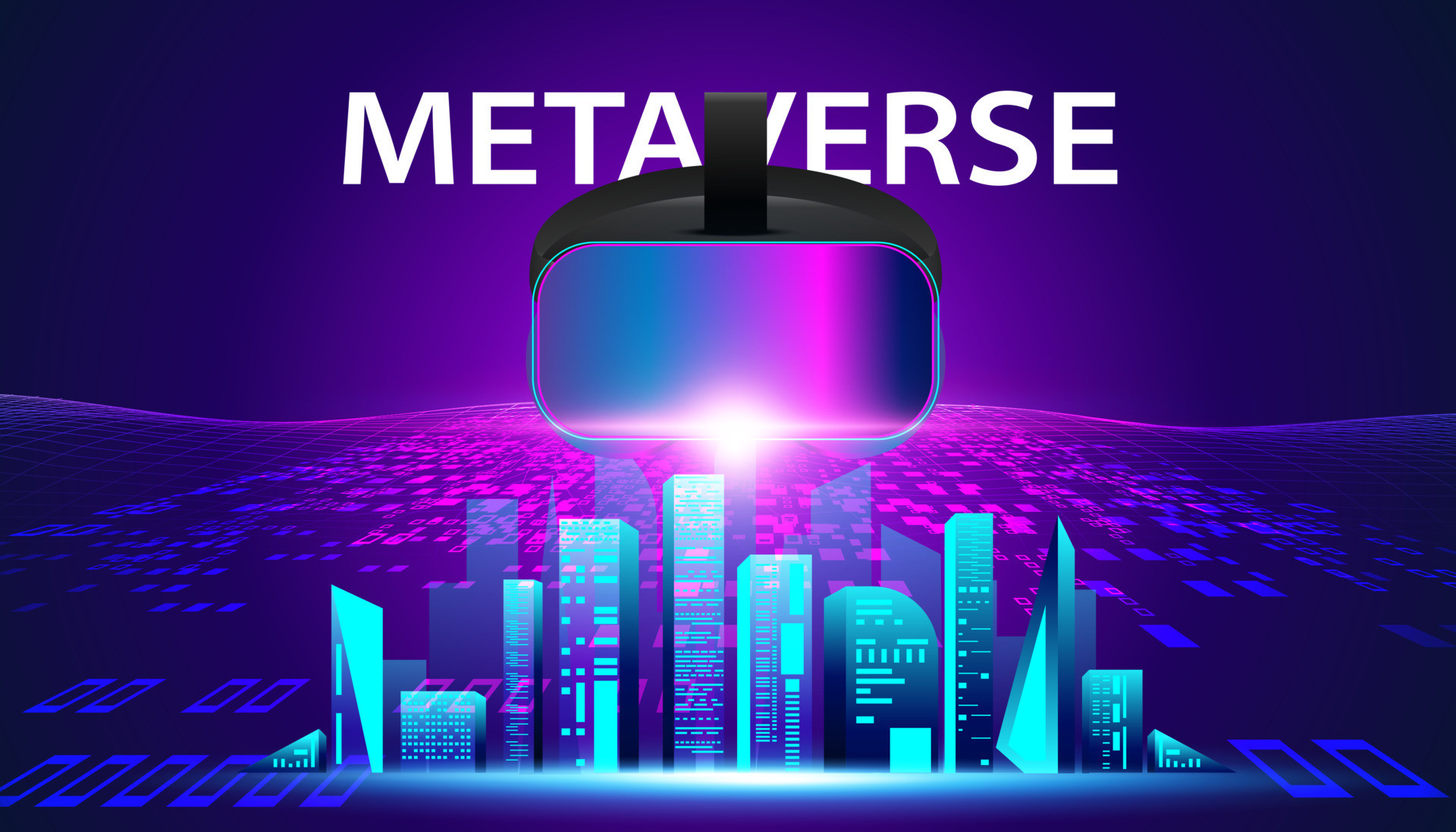 Resumo metaverse virtual reality mapa de conceito colorido do futuro  metaverso de tecnologia digital