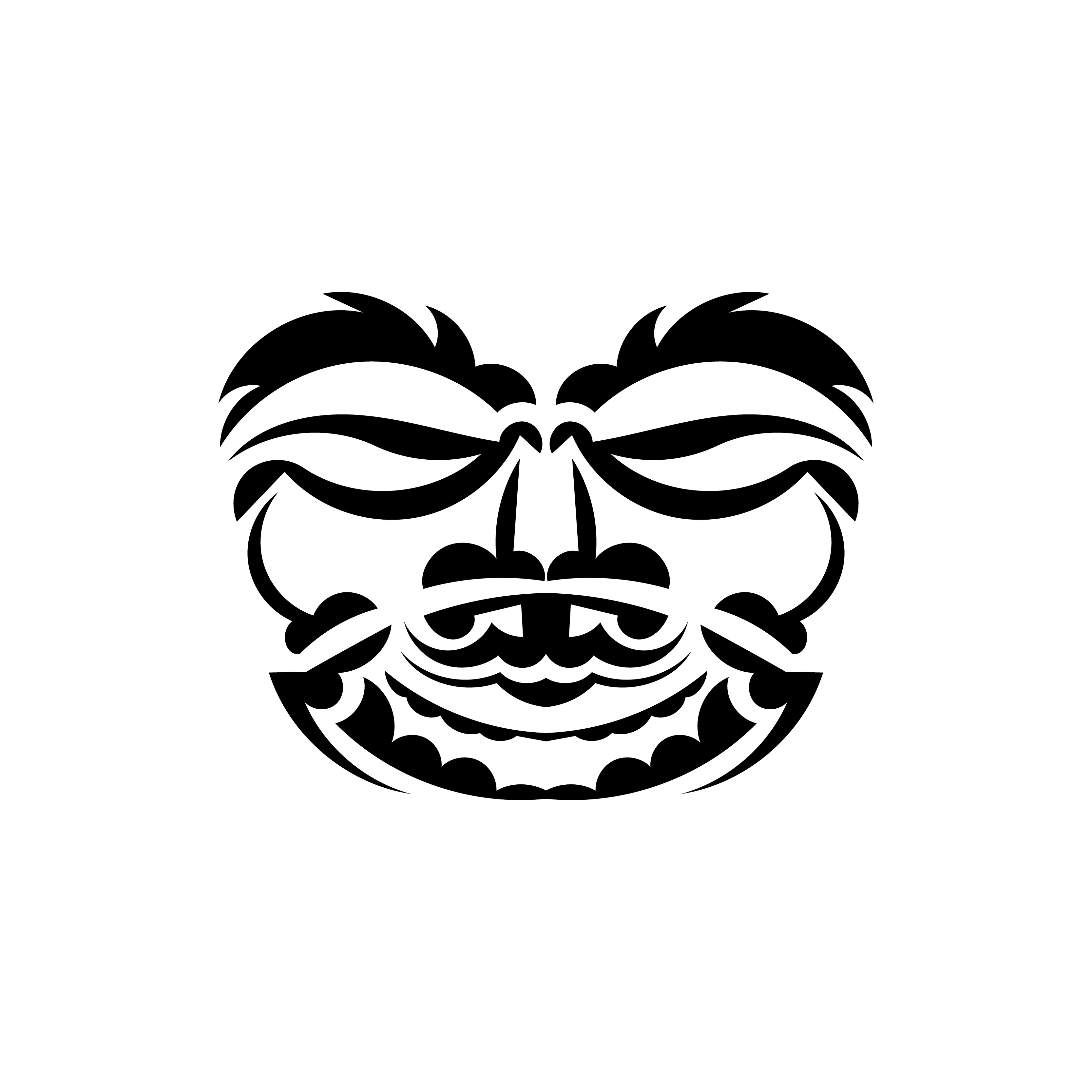 Uma ilustração em preto e branco de um ninja com uma máscara preta no rosto