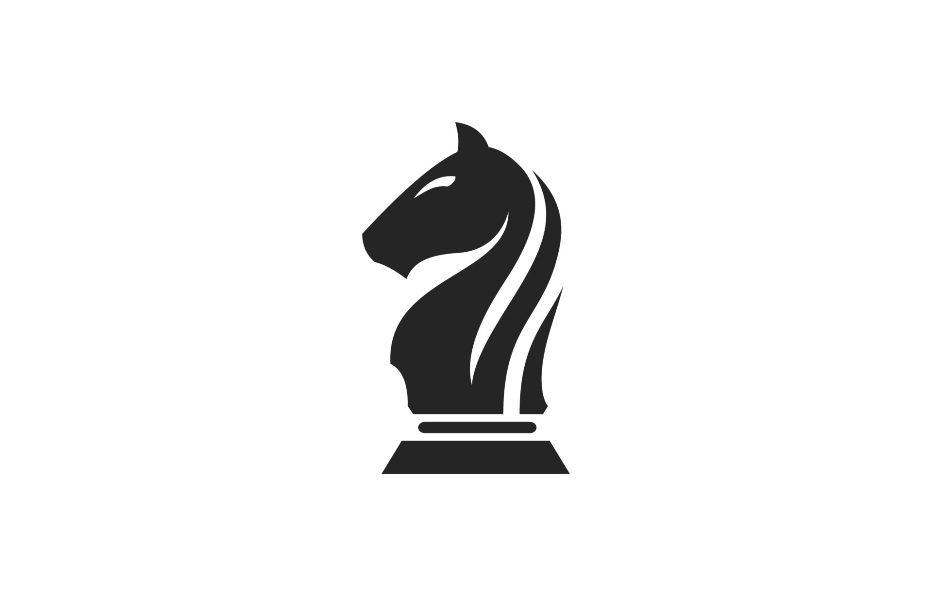 design de vetor de logotipo de xadrez e cavalo 15633099 Vetor no Vecteezy