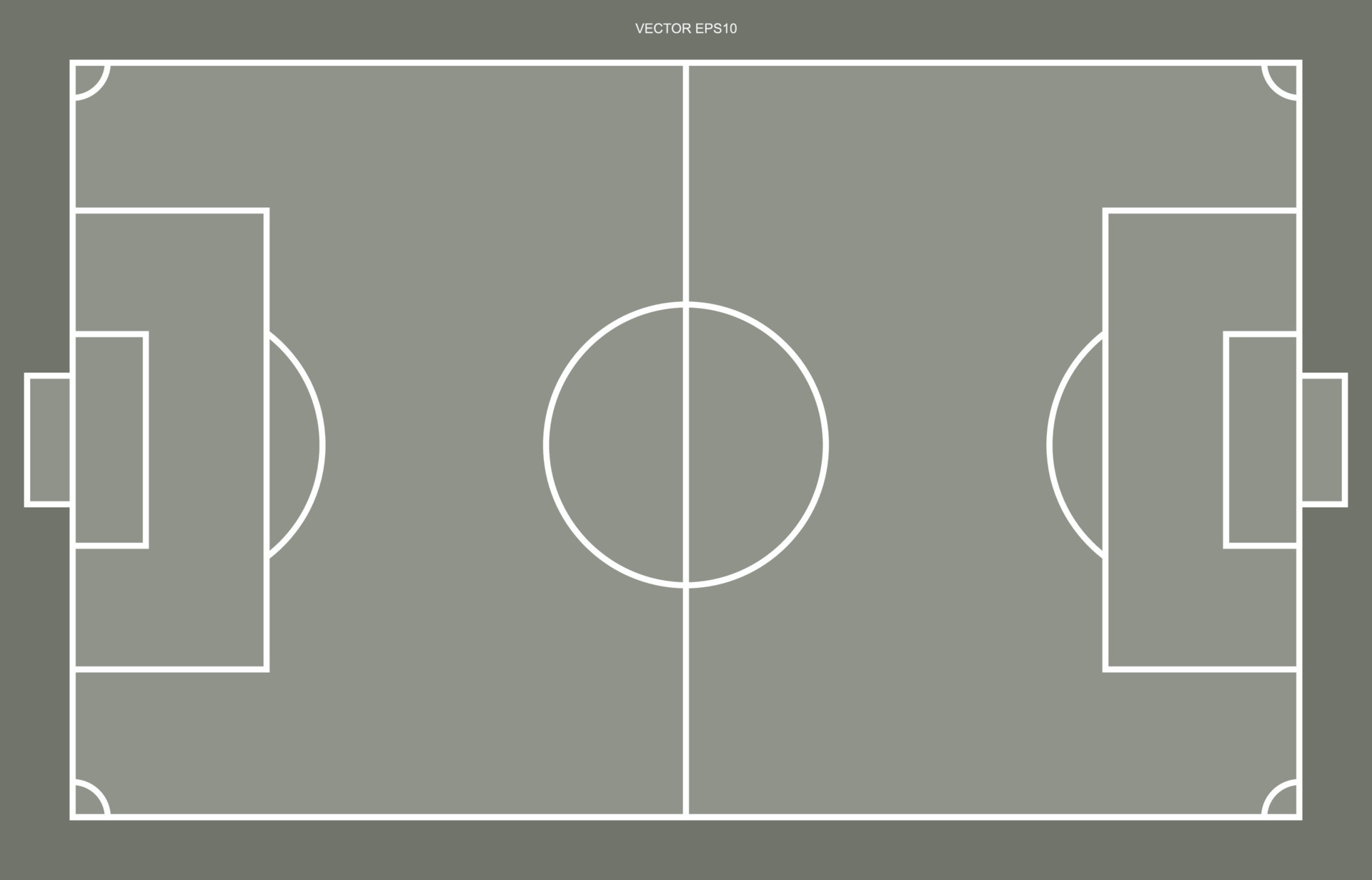 Vetores de Campo De Jogo De Futebol Ou Futebol Com Elementos