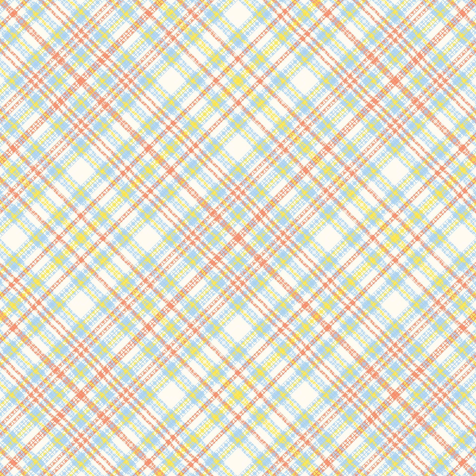 Padrão Xadrez Tartan Com Textura E Cor De Verão. Ilustração