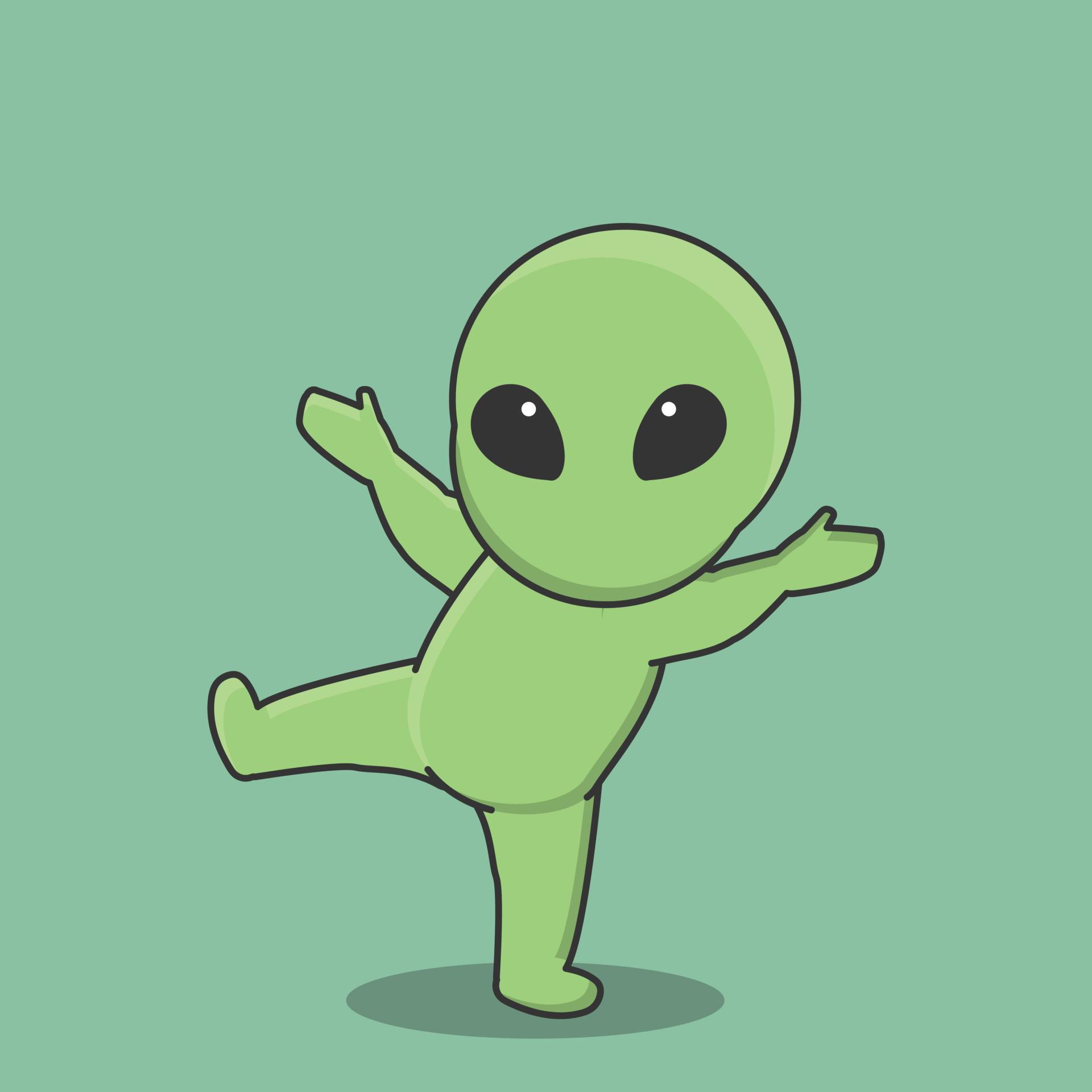 modo espacial personagem de desenho animado alienígena verde 8506205 PNG