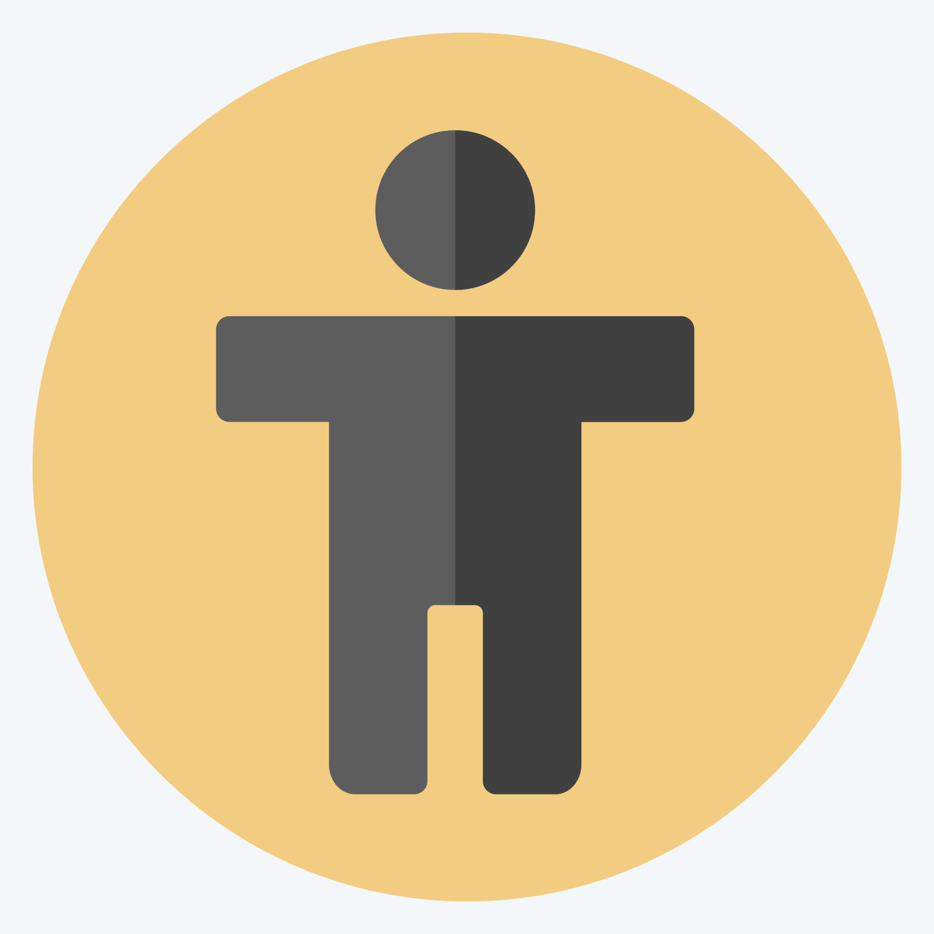 usuário masculino símbolo infográficos adesivo ícone de