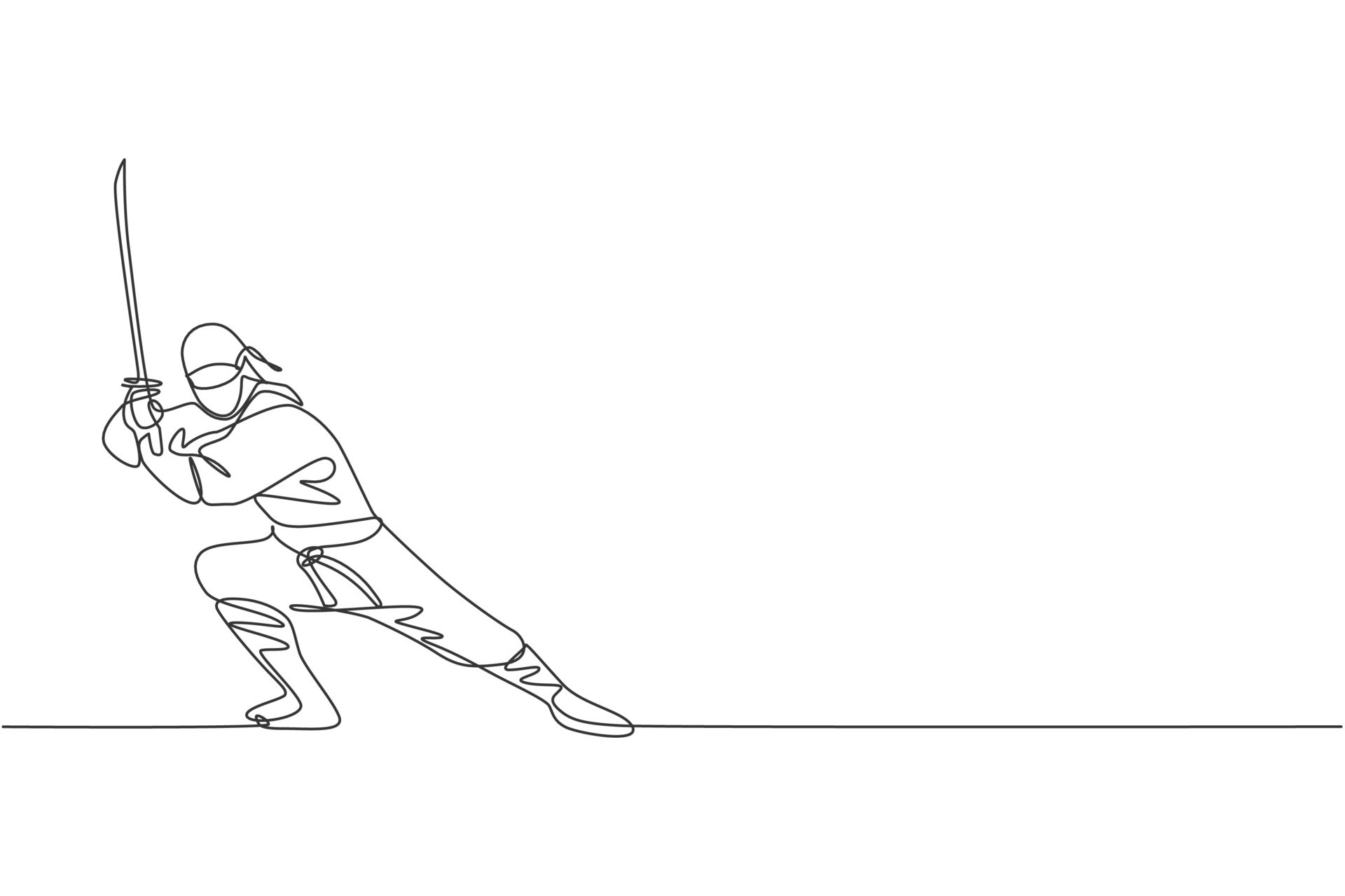 ninja drawing, Poses de luta, Samurai desenho, Desenho de ninja