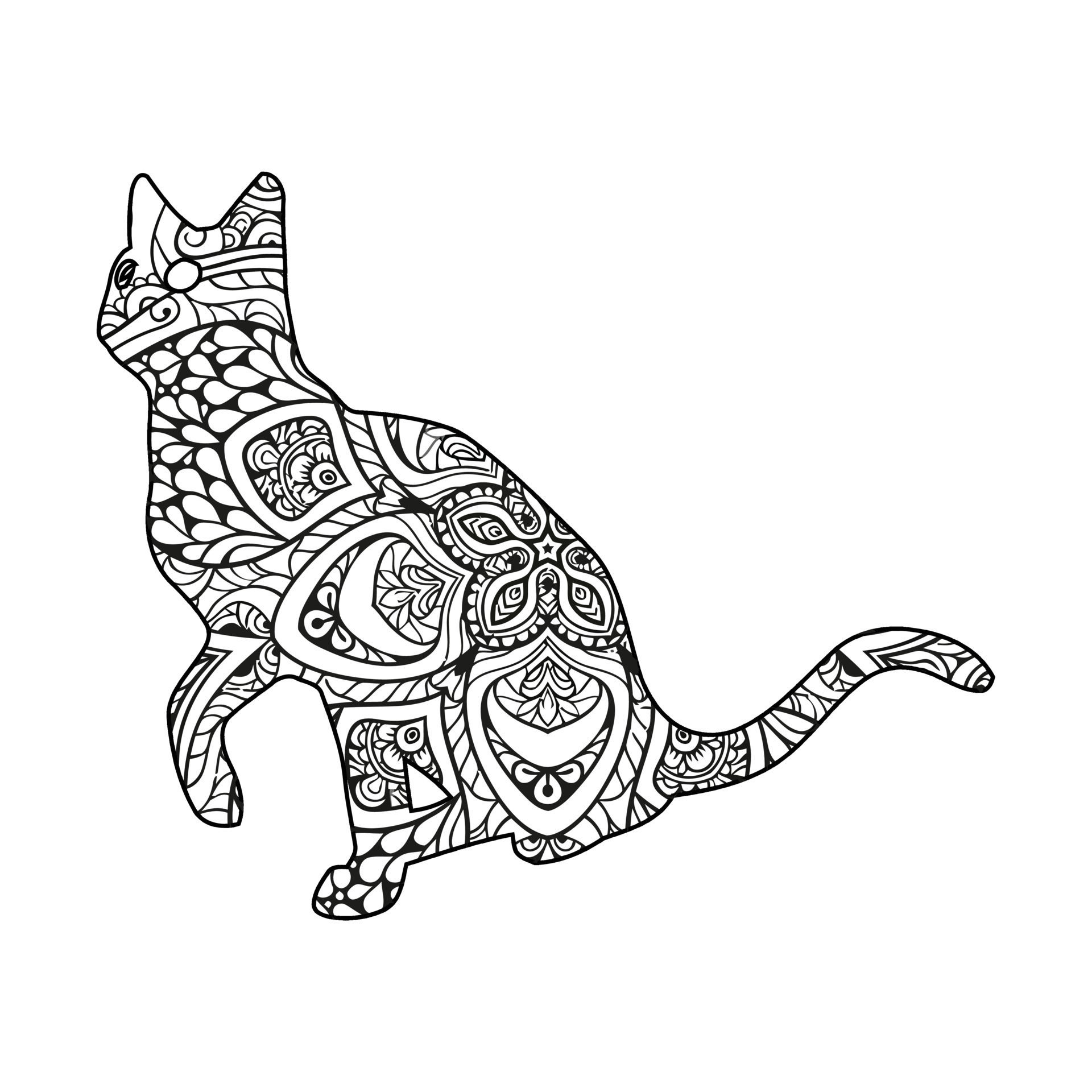 Desenhos para colorir gratuitos de Gatos para crianças - Gatos - Coloring  Pages for Adults