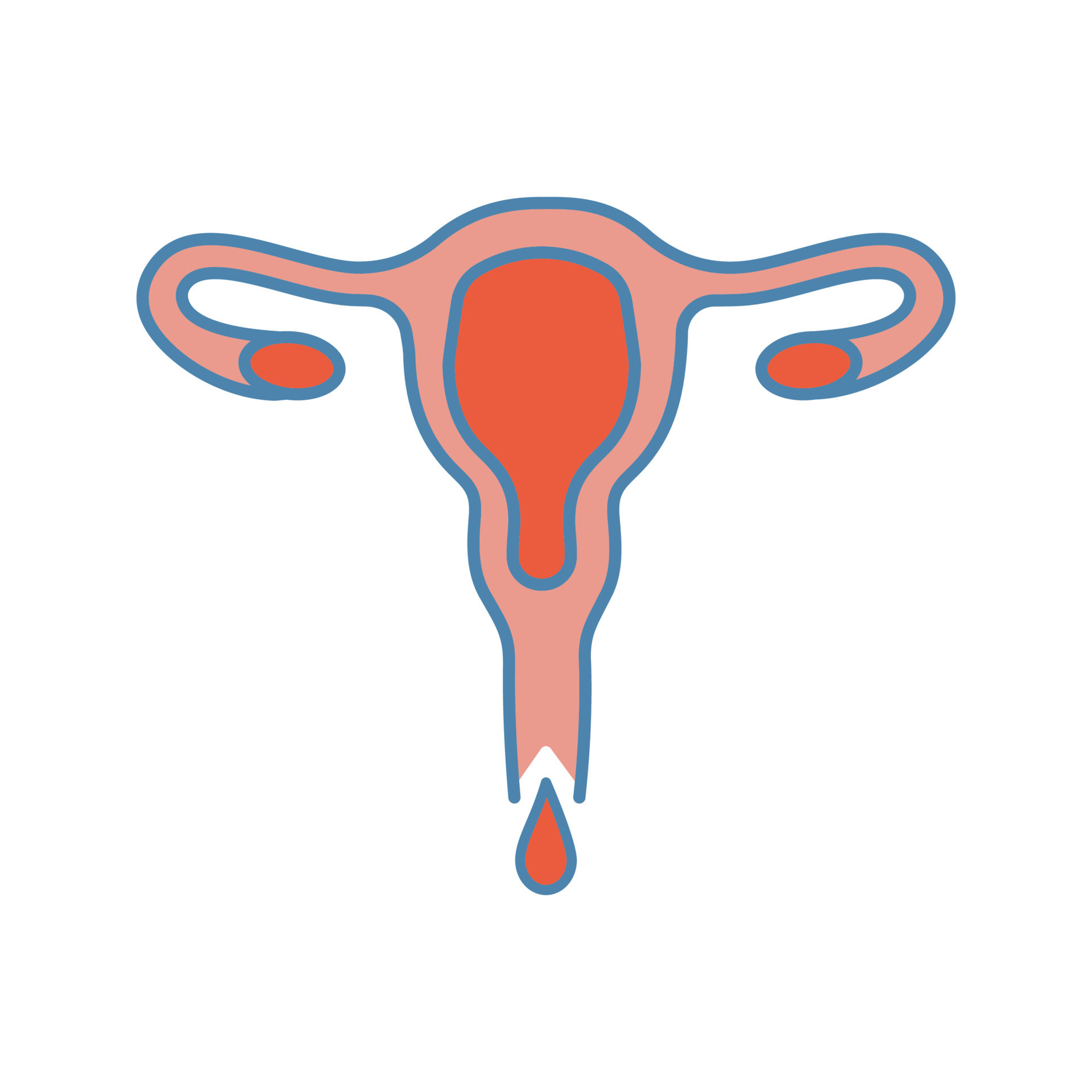 Painel de menstruação rosa ilustração do vetor. Ilustração de isolado -  224284276