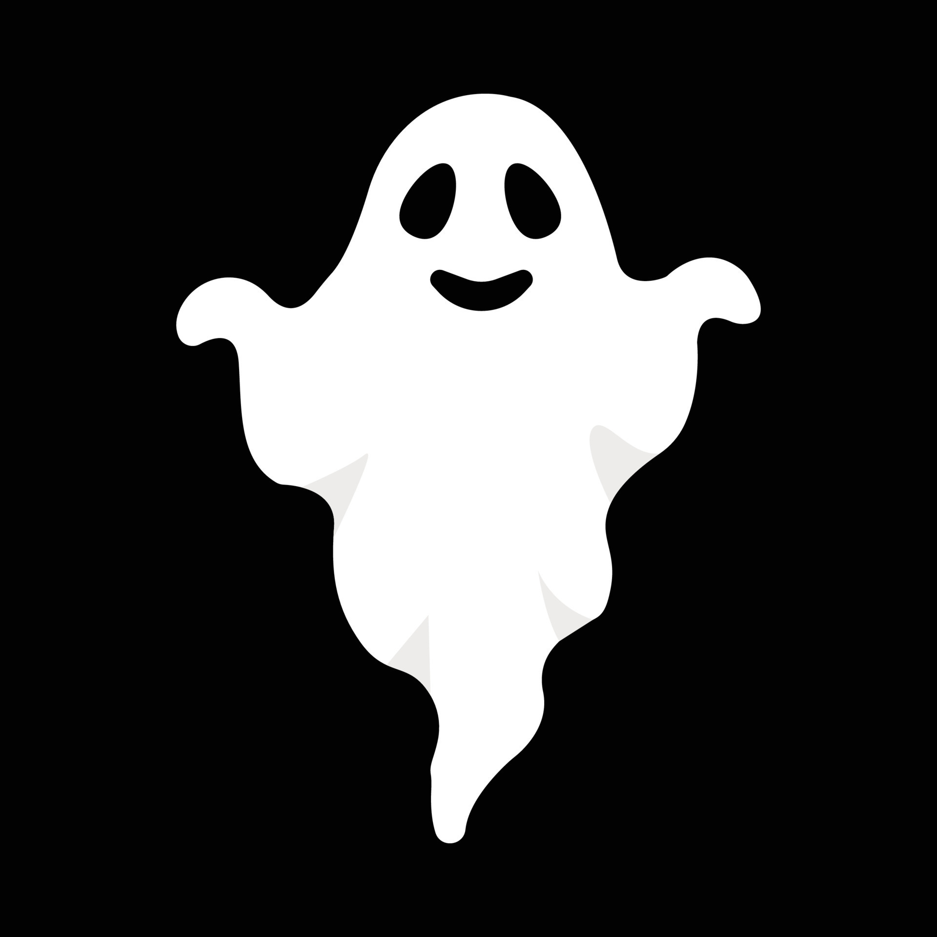 fantasma branco de halloween em um fundo transparente. fantasma com formas  abstratas. elemento de festa fantasma branco de halloween png. imagem  fantasma assustadora com uma cara assustadora. 11016941 PNG