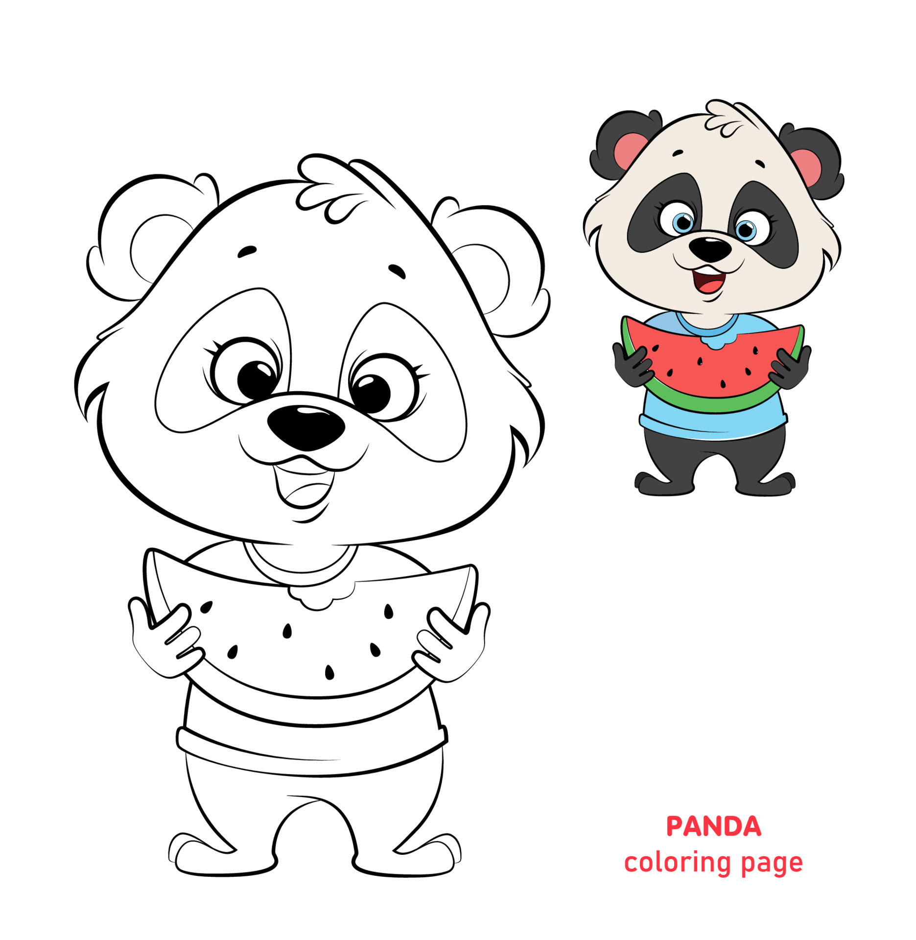 COMO DESENHAR E COLORIR UM PANDA FOFO KAWAII 